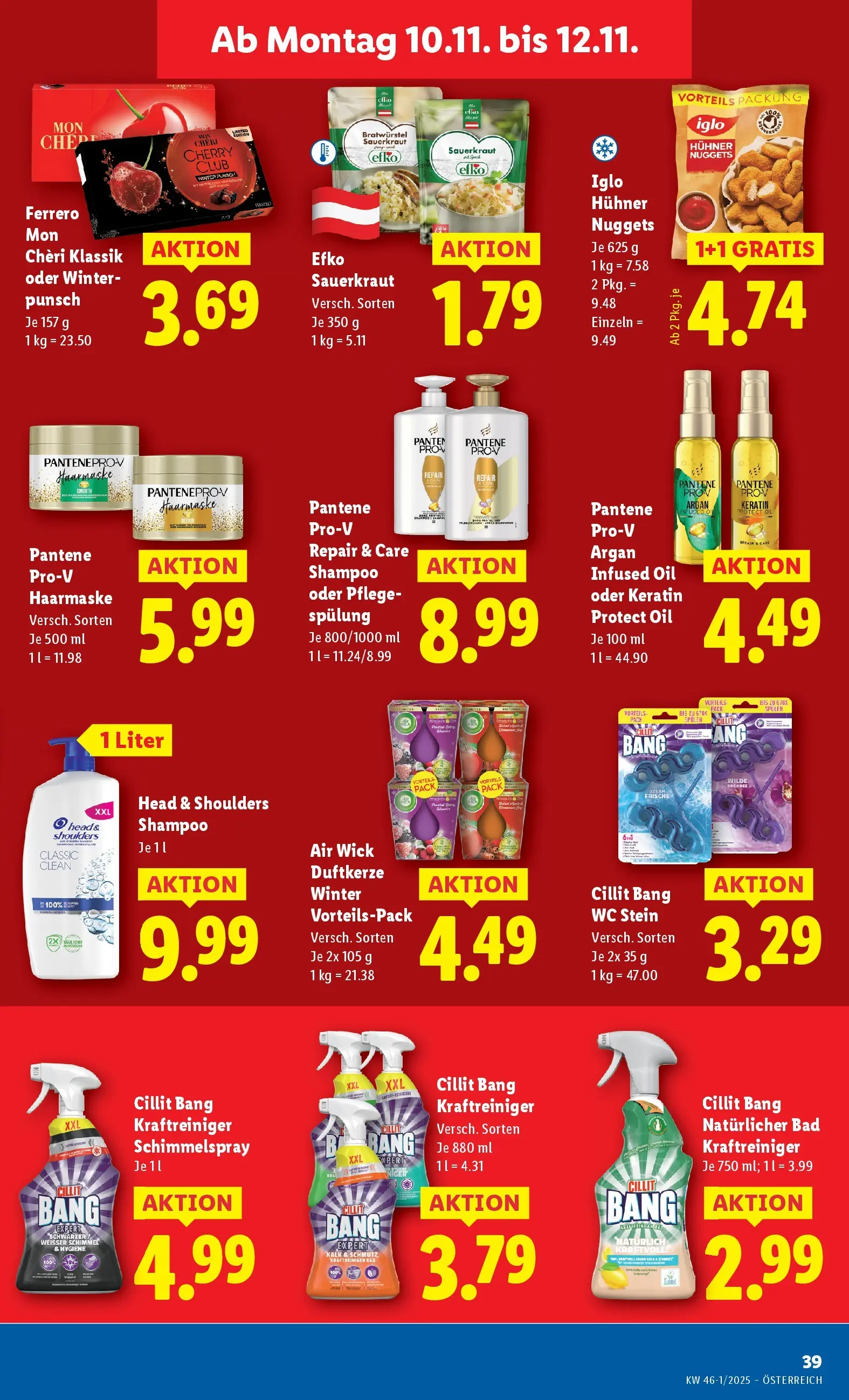Lidl - Lidl: Flugblatt in deiner Nähe ab 05.11.2025 - Angebote ab donnerstag | Seite: 41 | Produkte: WC Stein, Eis, Shampoo, Haarmaske