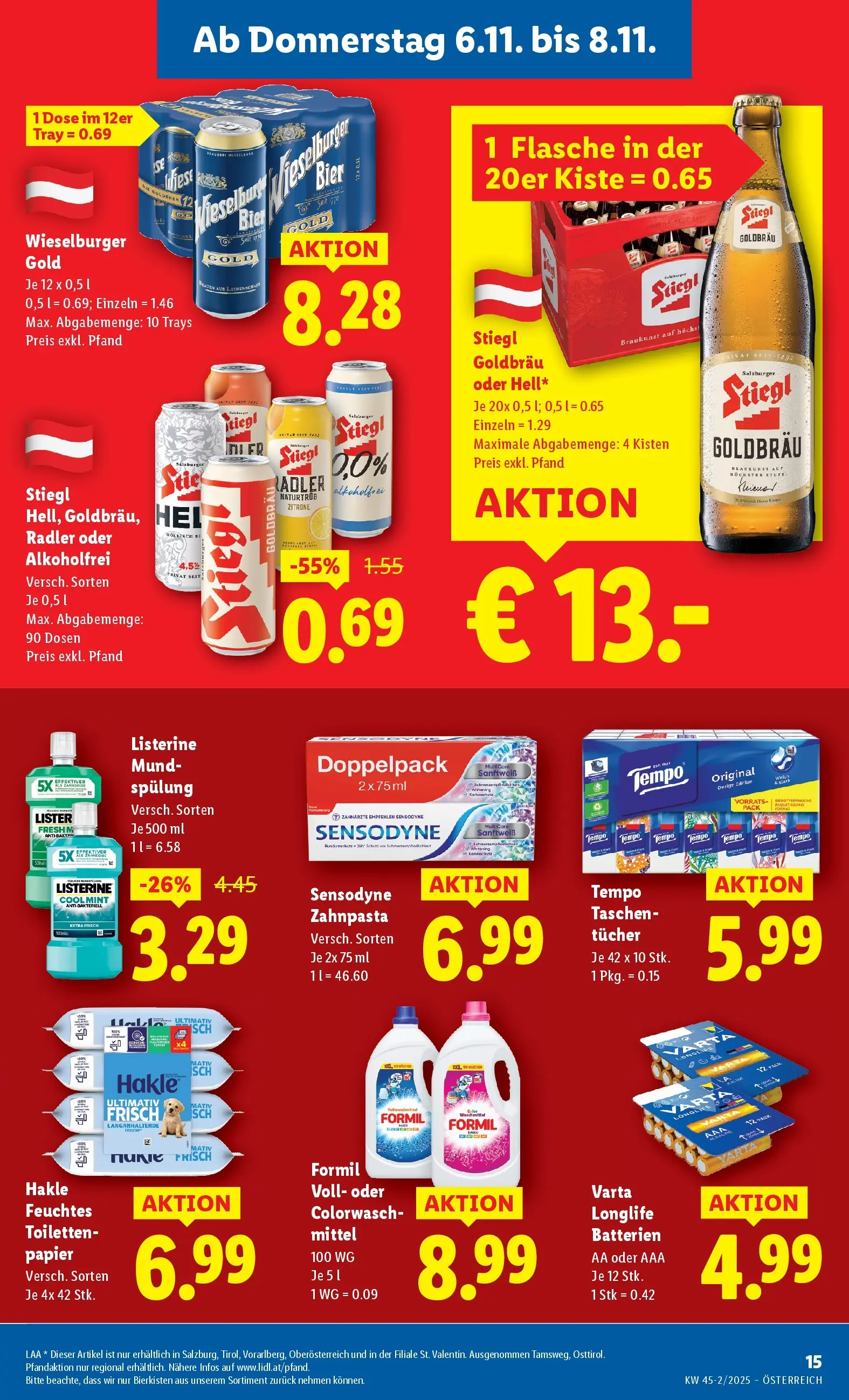 Lidl - Lidl: Flugblatt in deiner Nähe ab 05.11.2025 - Angebote ab donnerstag | Seite: 17 | Produkte: Zitrone, Spülung, Bier, Zahnpasta
