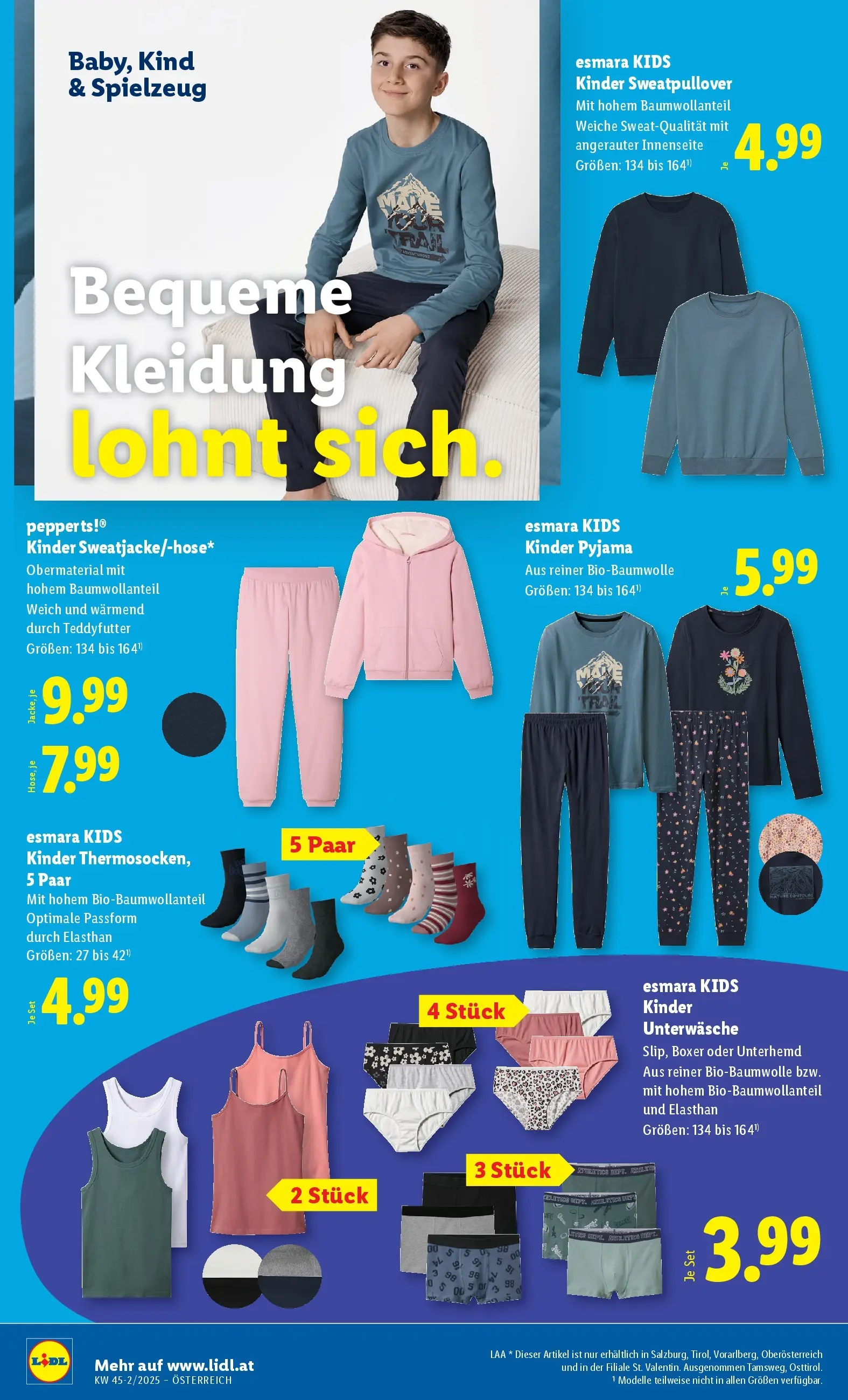 Lidl - Lidl: Flugblatt in deiner Nähe ab 05.11.2025 - Angebote ab donnerstag | Seite: 26 | Produkte: Unterwäsche, Pyjama, Boxer