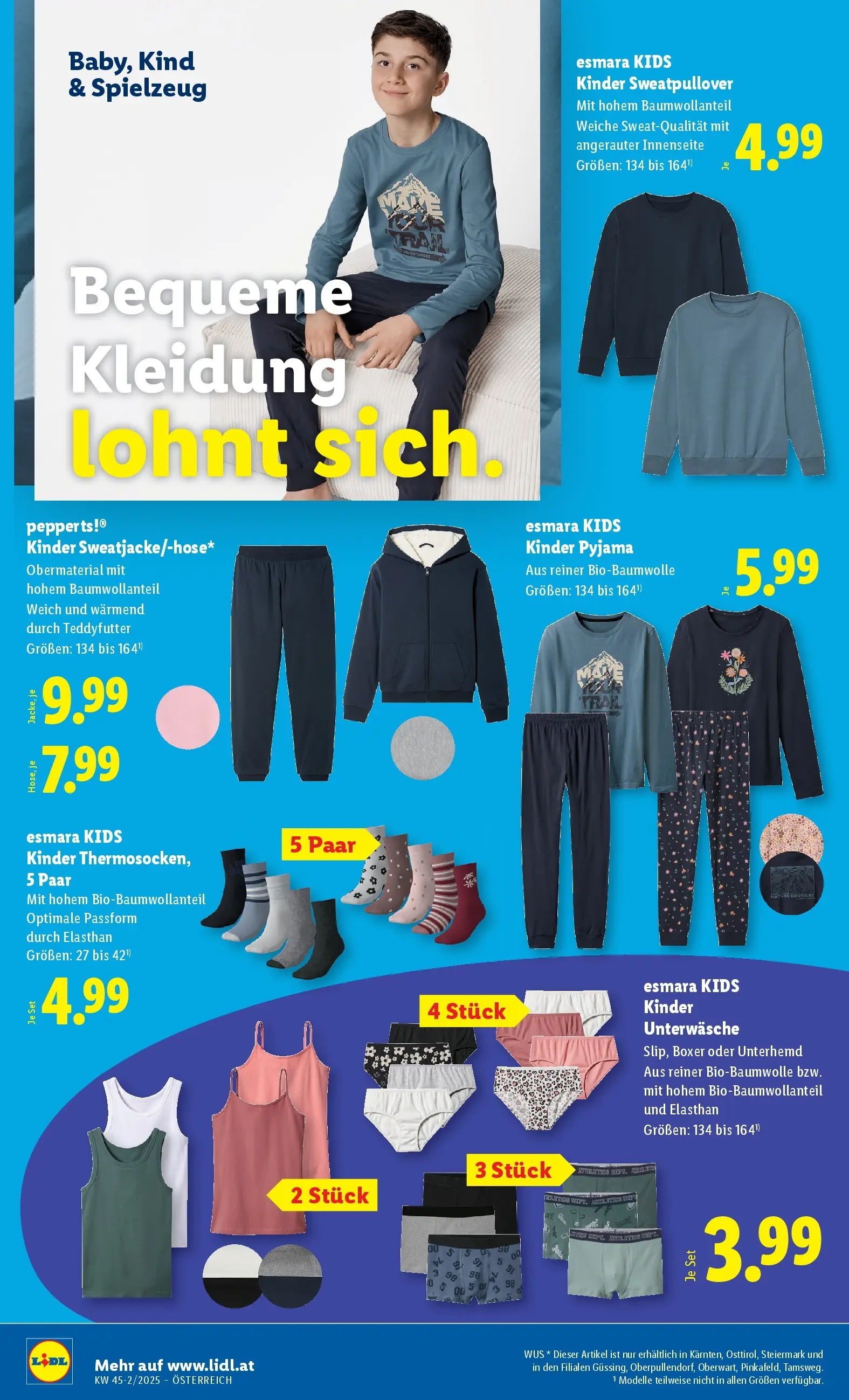 Lidl - Lidl: Flugblatt in deiner Nähe ab 05.11.2025 - Angebote ab donnerstag | Seite: 26 | Produkte: Unterwäsche, Pyjama, Boxer