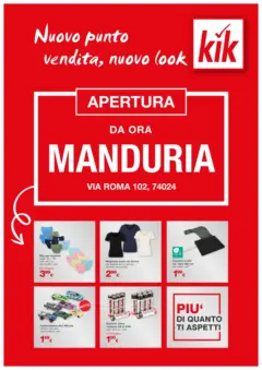 Anteprima del volantino KiK - KiK volantino fino al 09.11.2025 valido a partire dal 05.11.2025