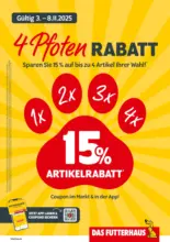 Das Futterhaus: 4 Pfoten Aktion