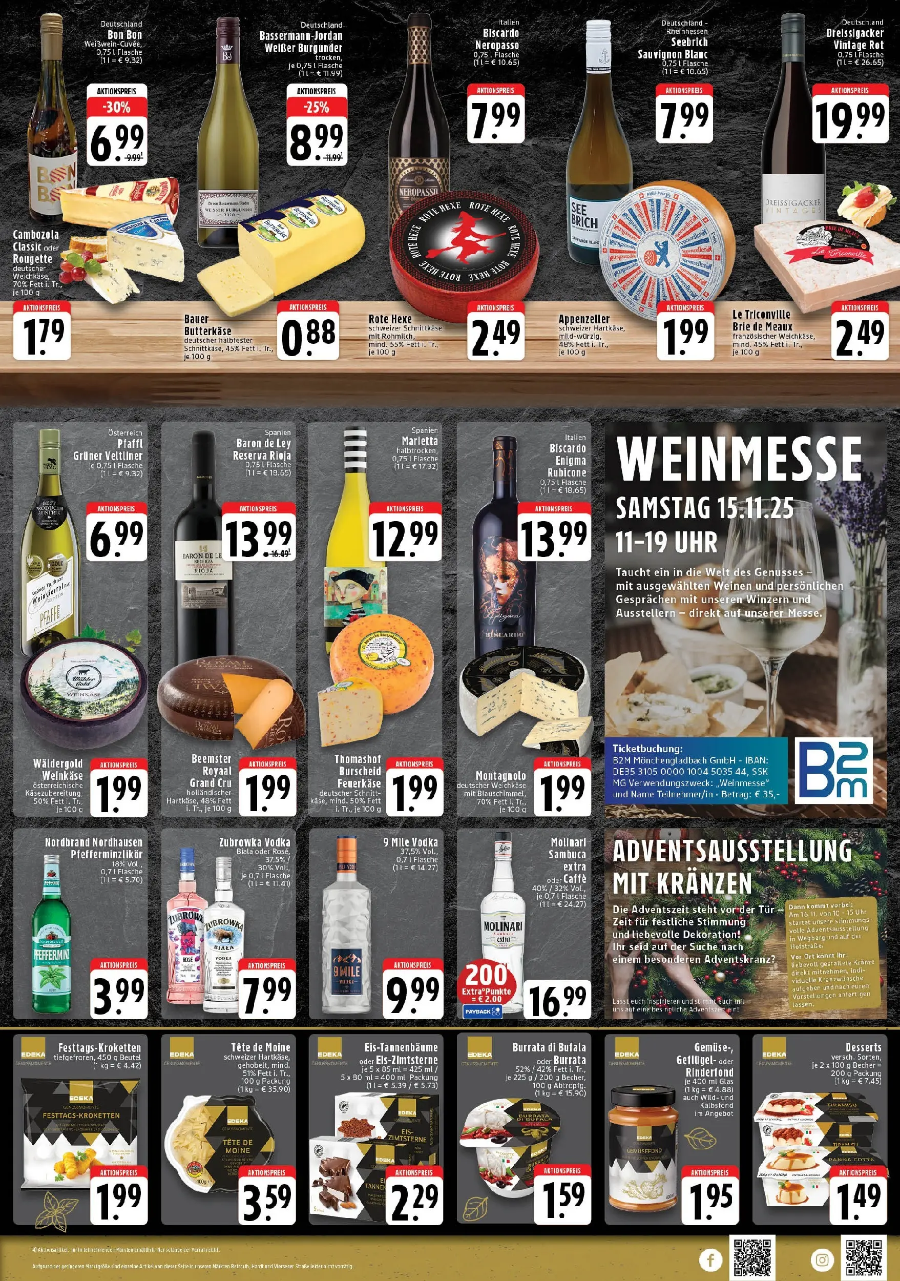 Edeka prospekt Wegberg	 (ab 02.11.2025) » Angebote Online | Seite: 11 | Produkte: Sambuca, Burrata, Gemüse, Hose