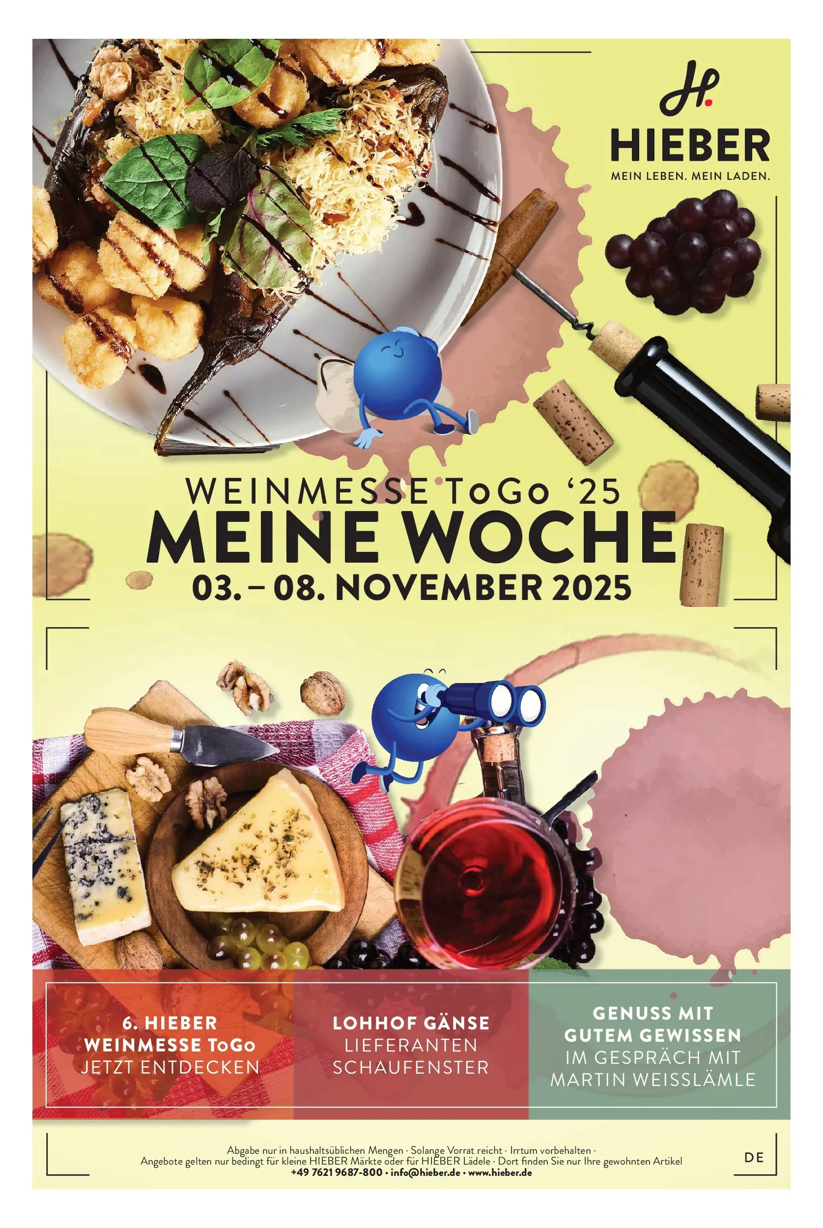 Entdecke - Hieber's Frischecenter: Meine Woche (ab 02.11.2025) zum Blättern | Seite: 1