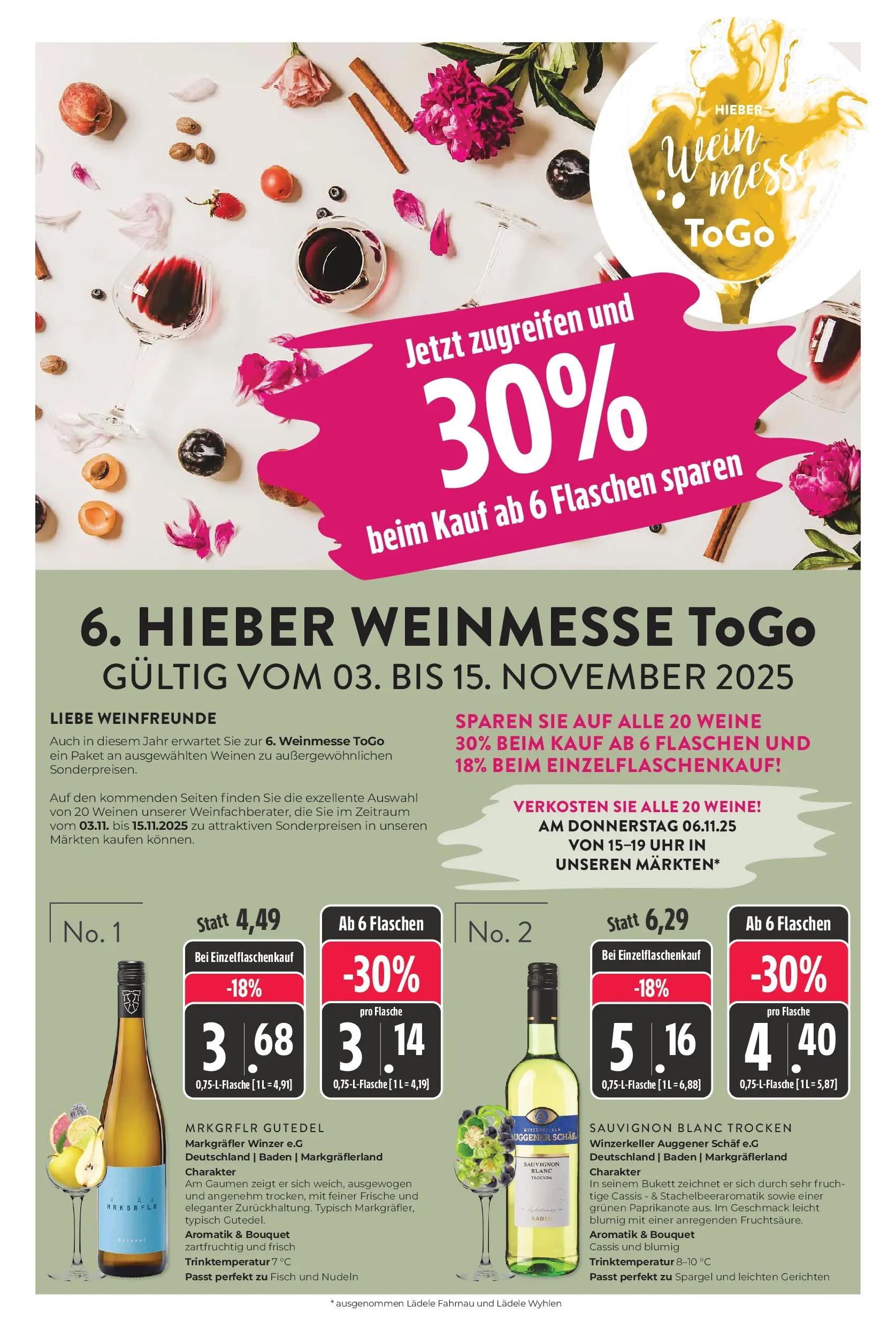 Entdecke - Hieber's Frischecenter: Meine Woche (ab 02.11.2025) zum Blättern | Seite: 7 | Produkte: Spargel, Fisch, Wein, Uhr