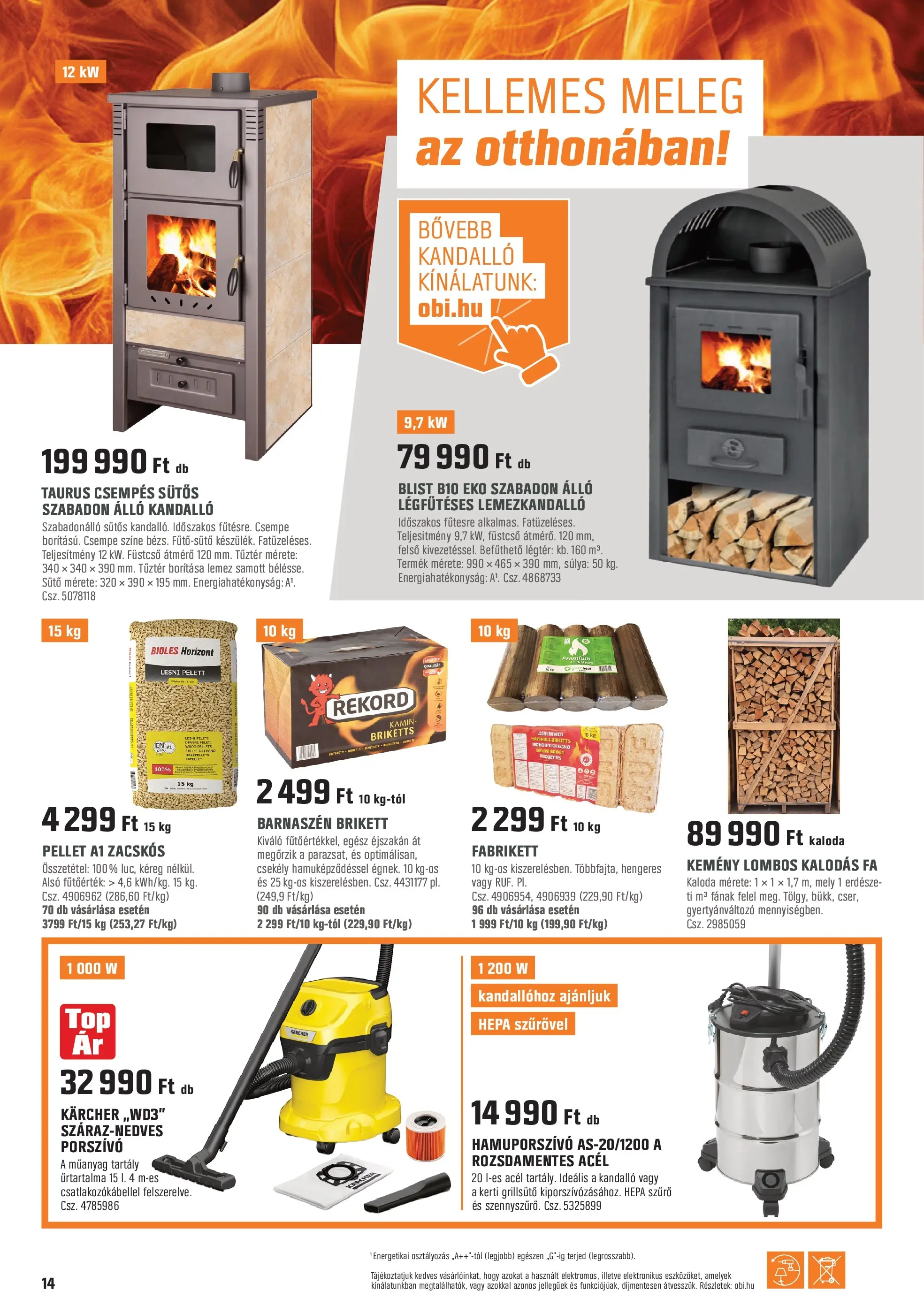 OBI - OBI újság érvényessége 2025.11.30-ig - 2025.11.04. -tól/töl > akció, lapozható szórólap 🛍️ | Oldal: 14 | Termékek: Grillsütő, Sütő, Porszívó, Csempe