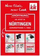 KiK: Neueröffnung in Nürtingen