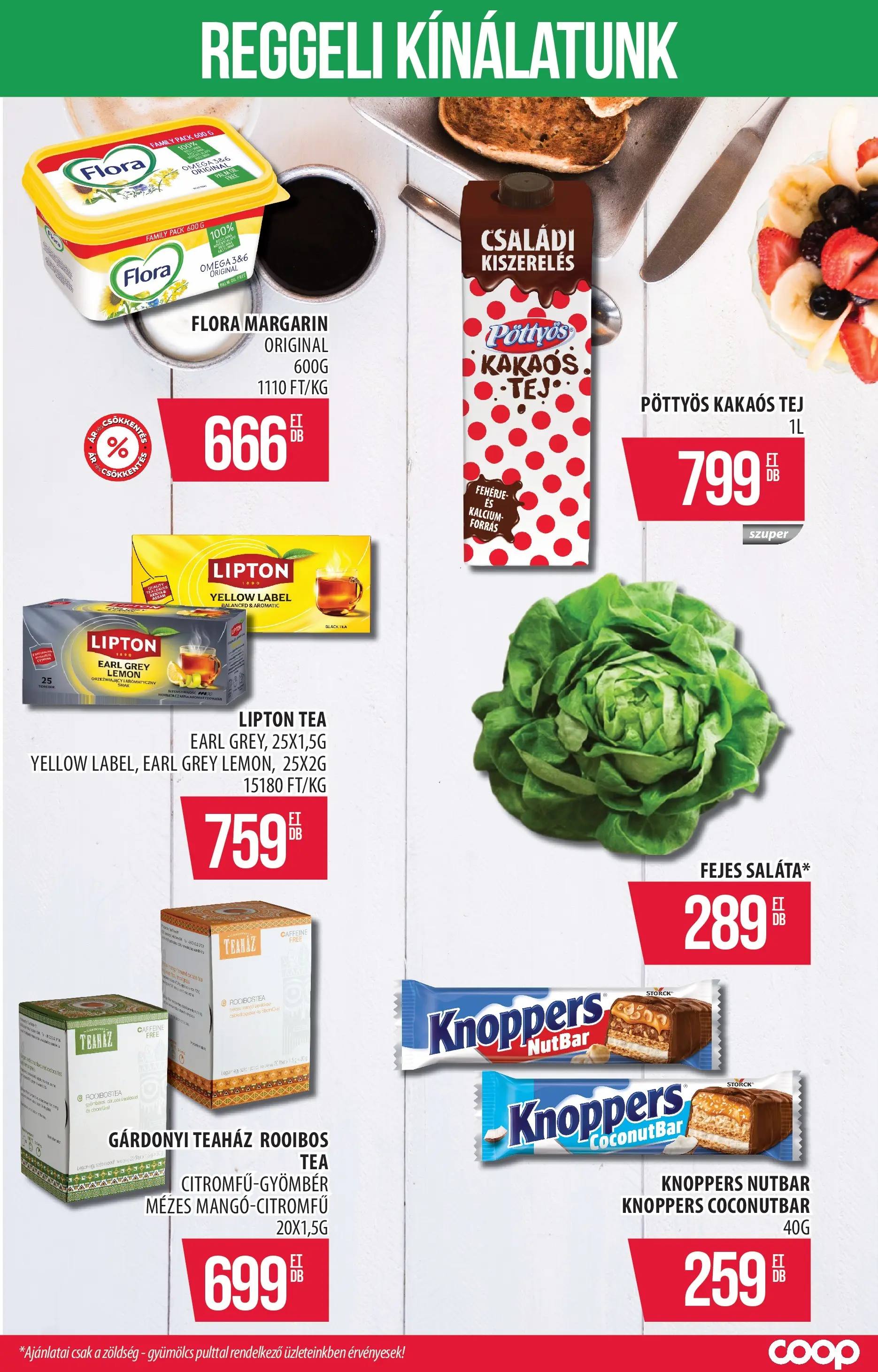 COOP Szolnok Akciós újság - 2025.11.06. -tól/töl > akció, lapozható szórólap 🛍️ | Oldal: 7 | Termékek: Margarin, Tej, Tea, Kakaós tej