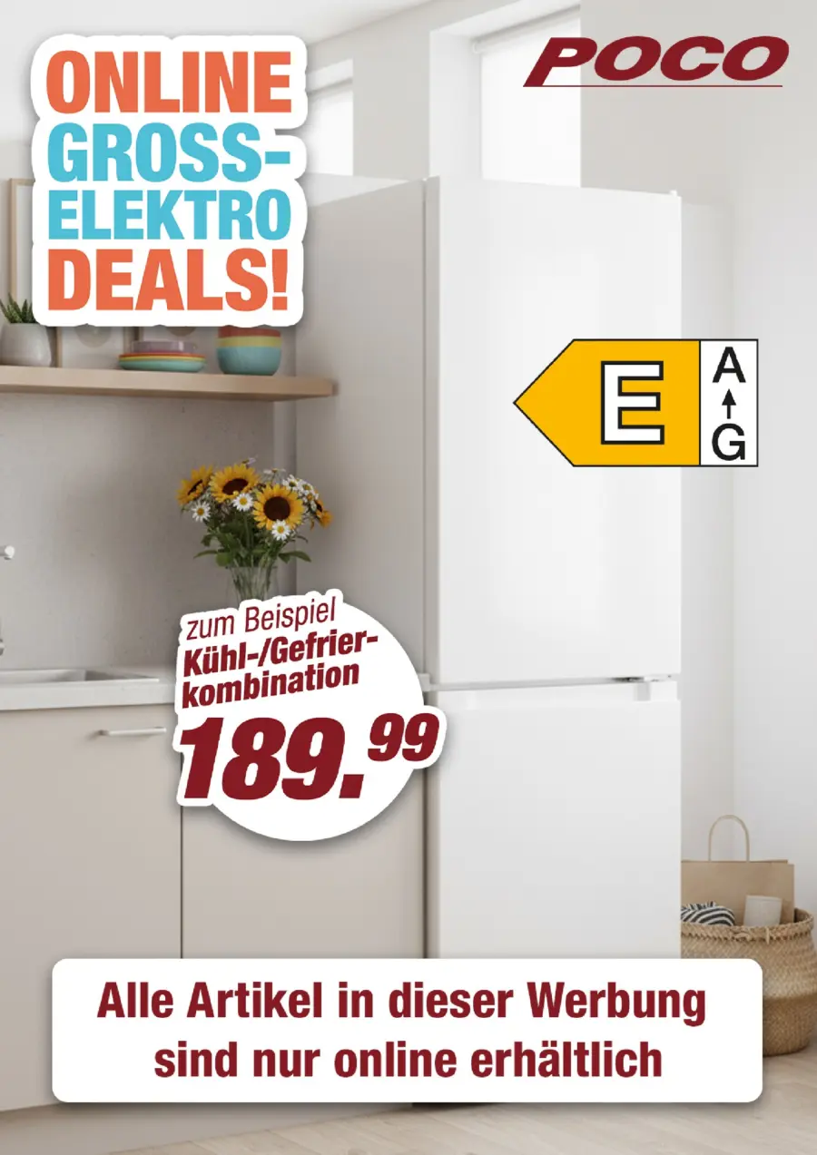 Poco: Online Großelektro Deals