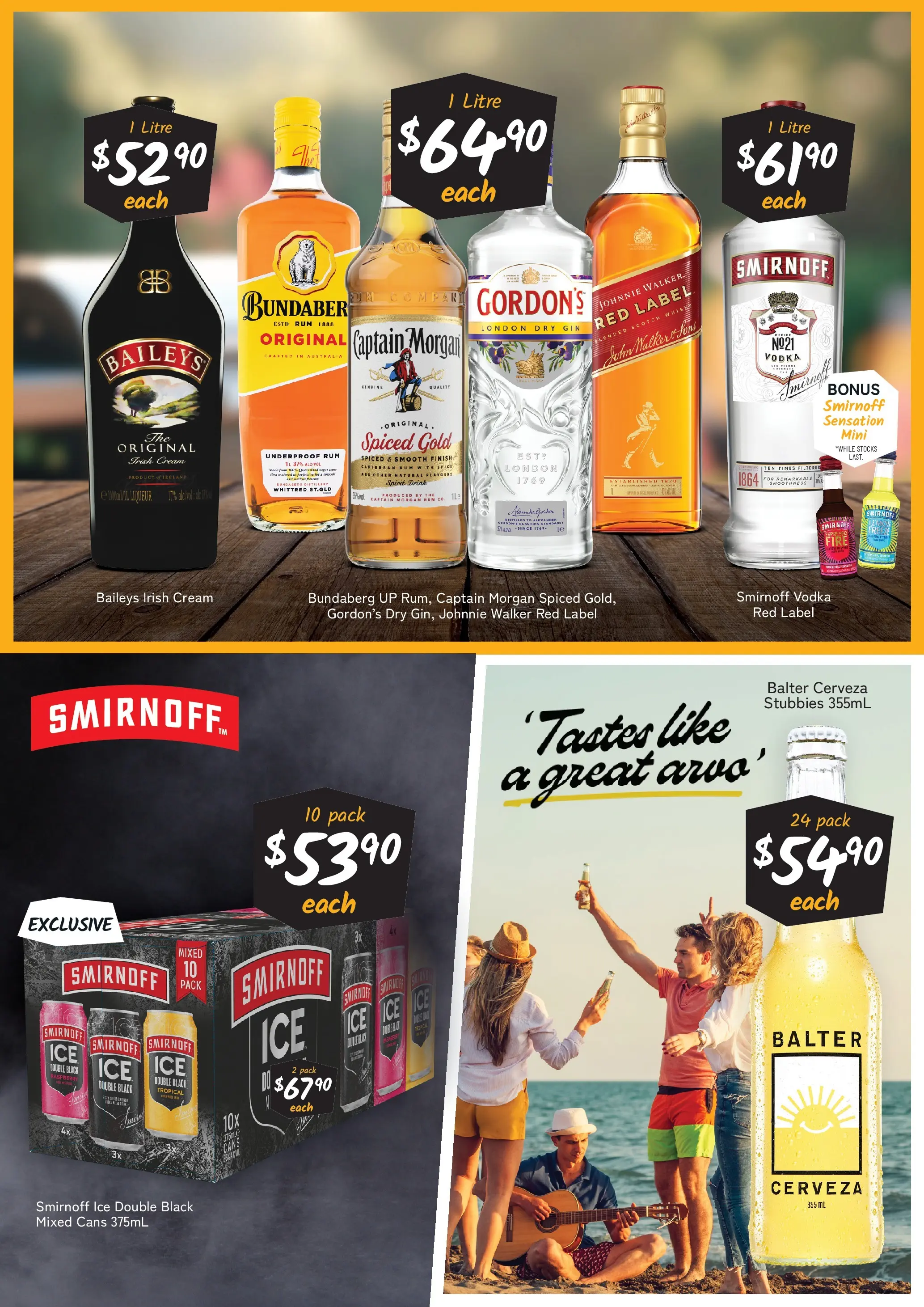 Cellarbrations Catalogue Palmview  - 03/11/2025 > weekly / monthly specials | Page: 2 | Products: Gin, Cream, Vodka, Rum
