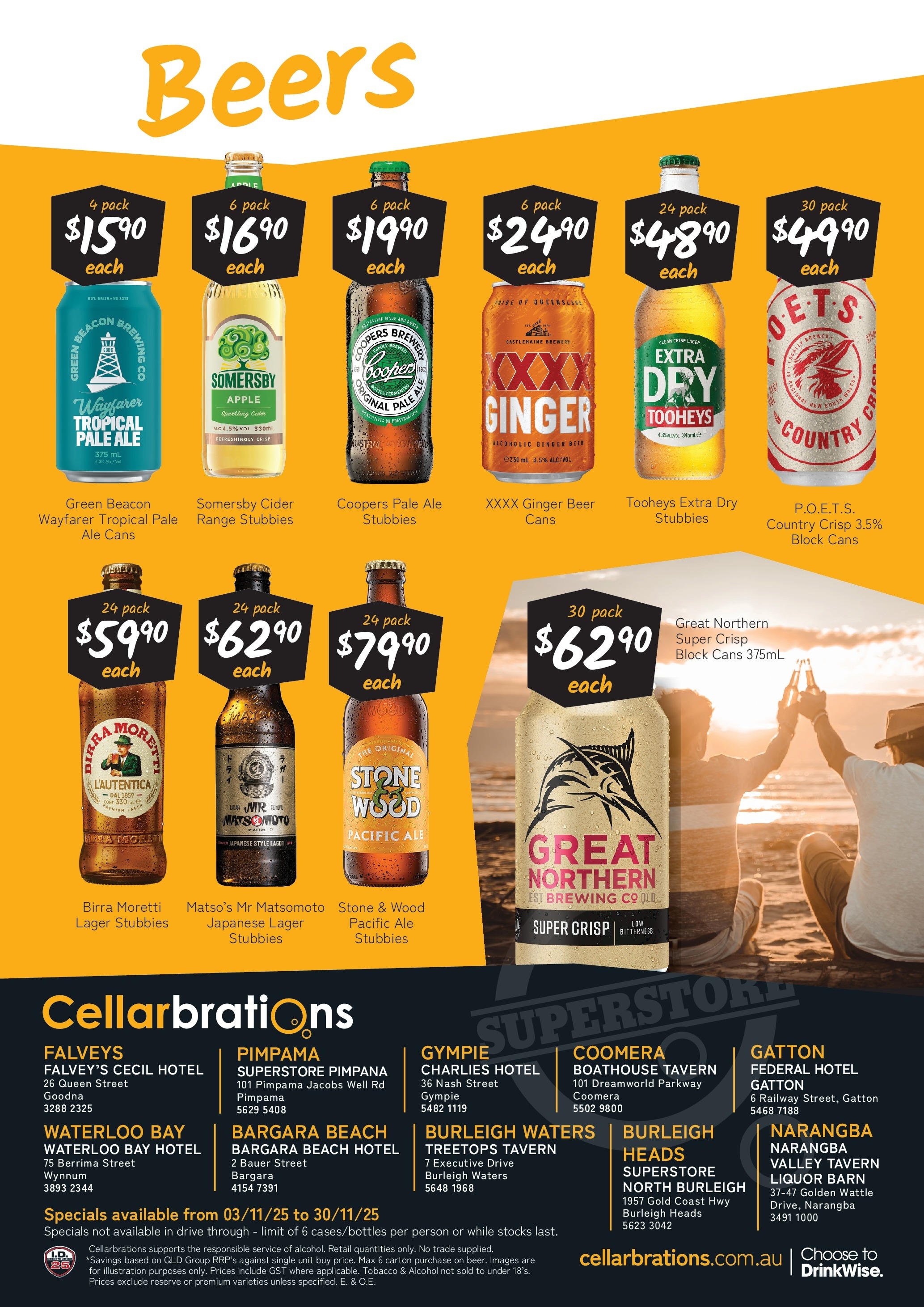 Cellarbrations - Good Shout! QLD SS 3/11 - 02/11/2025 > weekly / monthly specials | Page: 6 | Products: Ginger, Beer, Wood