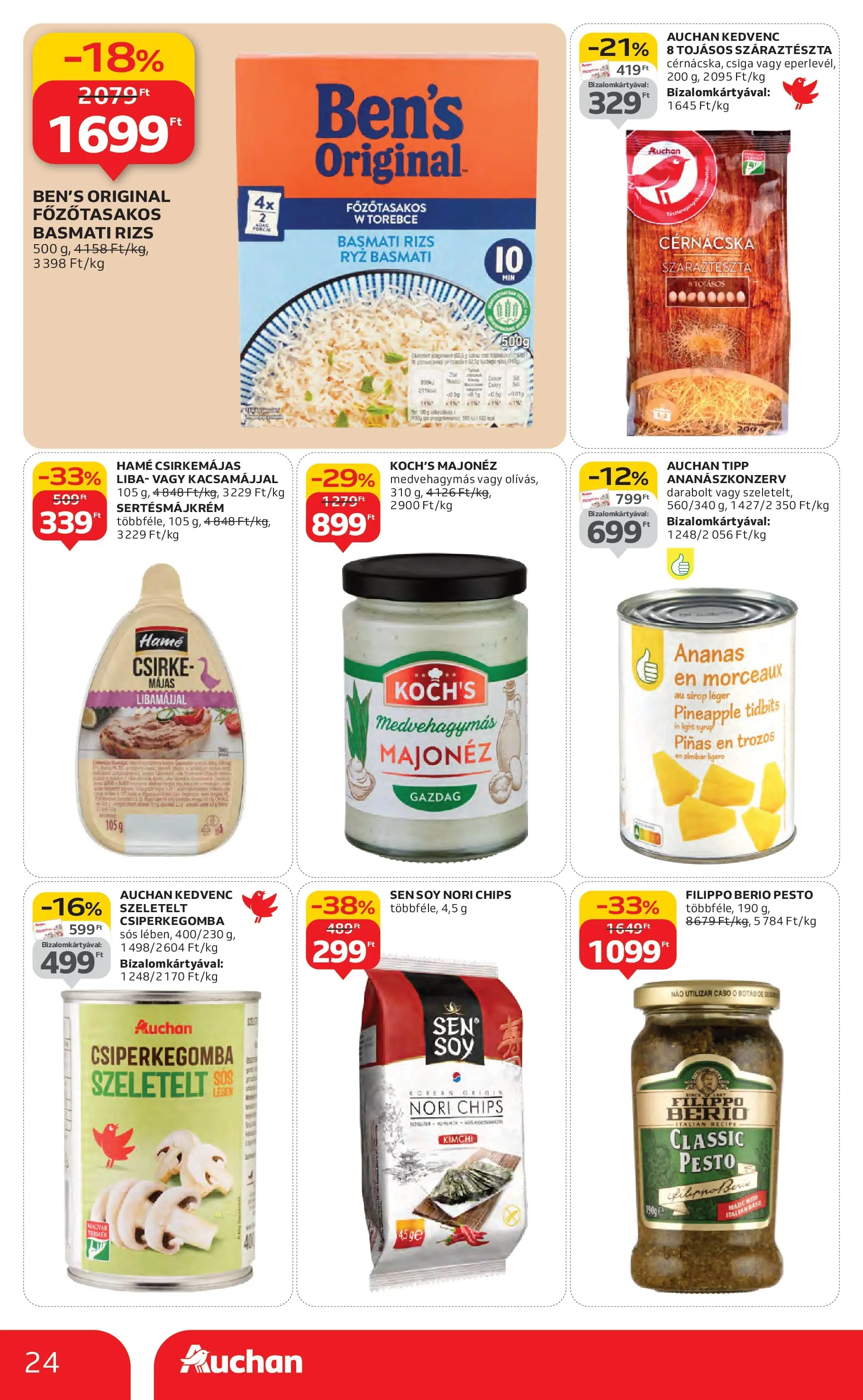 Akciós újság új Auchan - 2025.10.30. -tól/töl ⏳ | Oldal: 24 | Termékek: Csiperkegomba, Liba, Rizs, Majonéz Auchan Akciós újság Szolnok - 2025.10.30. -tól/töl > akció, lapozható szórólap 🛍️ | Oldal: 24 | Termékek: Csiperkegomba, Liba, Rizs, Majonéz