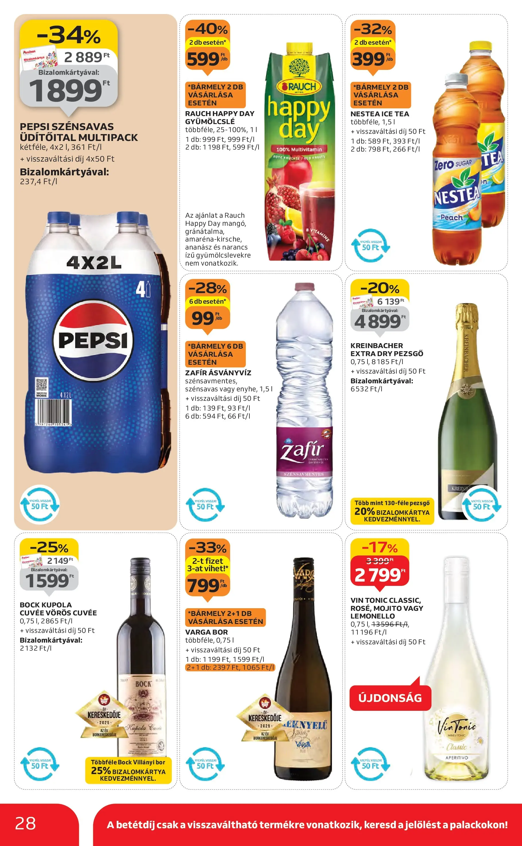 Akciós újság új Auchan - 2025.10.30. -tól/töl ⏳ | Oldal: 28 | Termékek: Tonic, Pezsgő, Ásványvíz, Ananász Auchan Akciós újság Szolnok - 2025.10.30. -tól/töl > akció, lapozható szórólap 🛍️ | Oldal: 28 | Termékek: Tonic, Pezsgő, Ásványvíz, Ananász