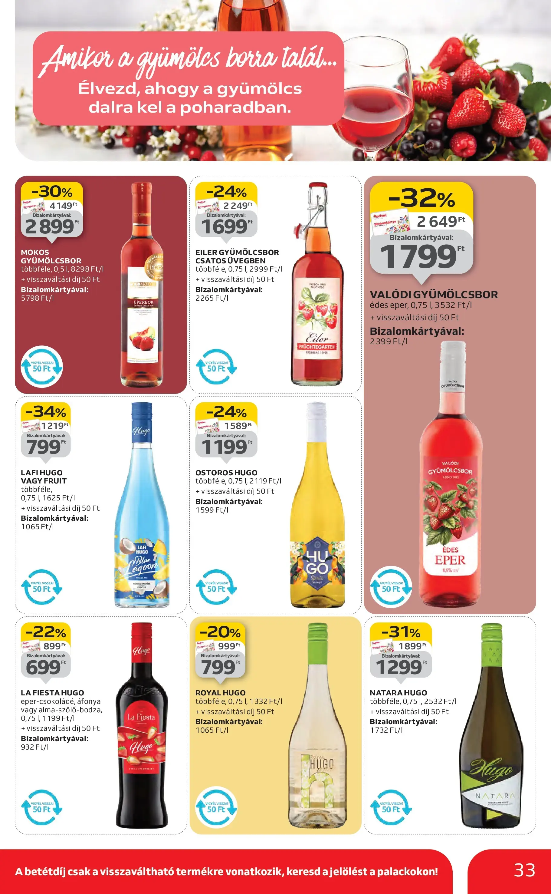 Akciós újság új Auchan - 2025.10.30. -tól/töl ⏳ | Oldal: 33 | Termékek: Áfonya, Eperbor, Gyümölcs, Eper Auchan Akciós újság Szolnok - 2025.10.30. -tól/töl > akció, lapozható szórólap 🛍️ | Oldal: 33 | Termékek: Áfonya, Eperbor, Gyümölcs, Eper