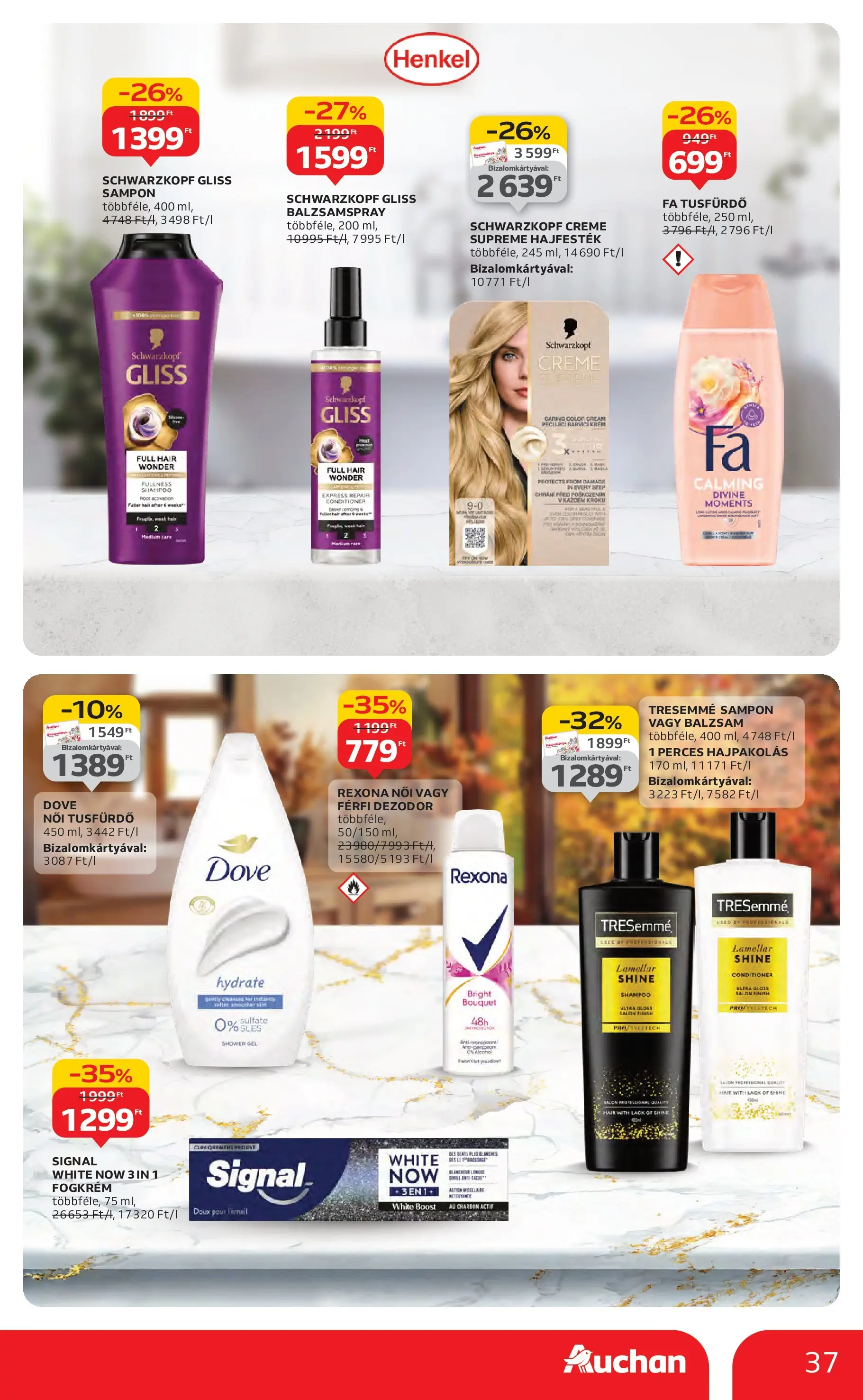 Akciós újság új Auchan - 2025.10.30. -tól/töl ⏳ | Oldal: 37 | Termékek: Sál, Hajfesték, Tusfürdő, Fogkrém Auchan Akciós újság Szolnok - 2025.10.30. -tól/töl > akció, lapozható szórólap 🛍️ | Oldal: 37 | Termékek: Sál, Hajfesték, Tusfürdő, Fogkrém