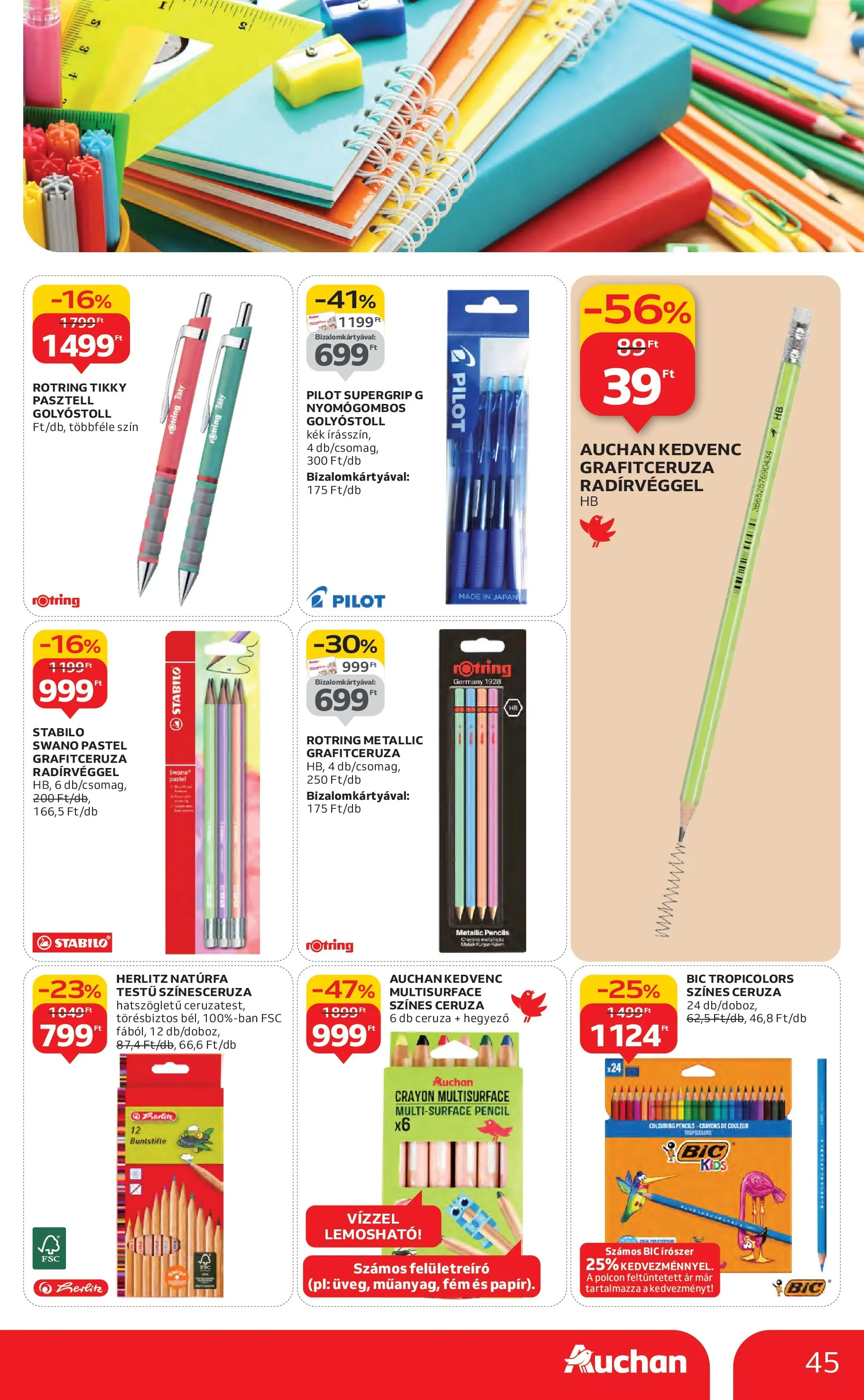 Akciós újság új Auchan - 2025.10.30. -tól/töl ⏳ | Oldal: 45 Auchan Akciós újság Szolnok - 2025.10.30. -tól/töl > akció, lapozható szórólap 🛍️ | Oldal: 45