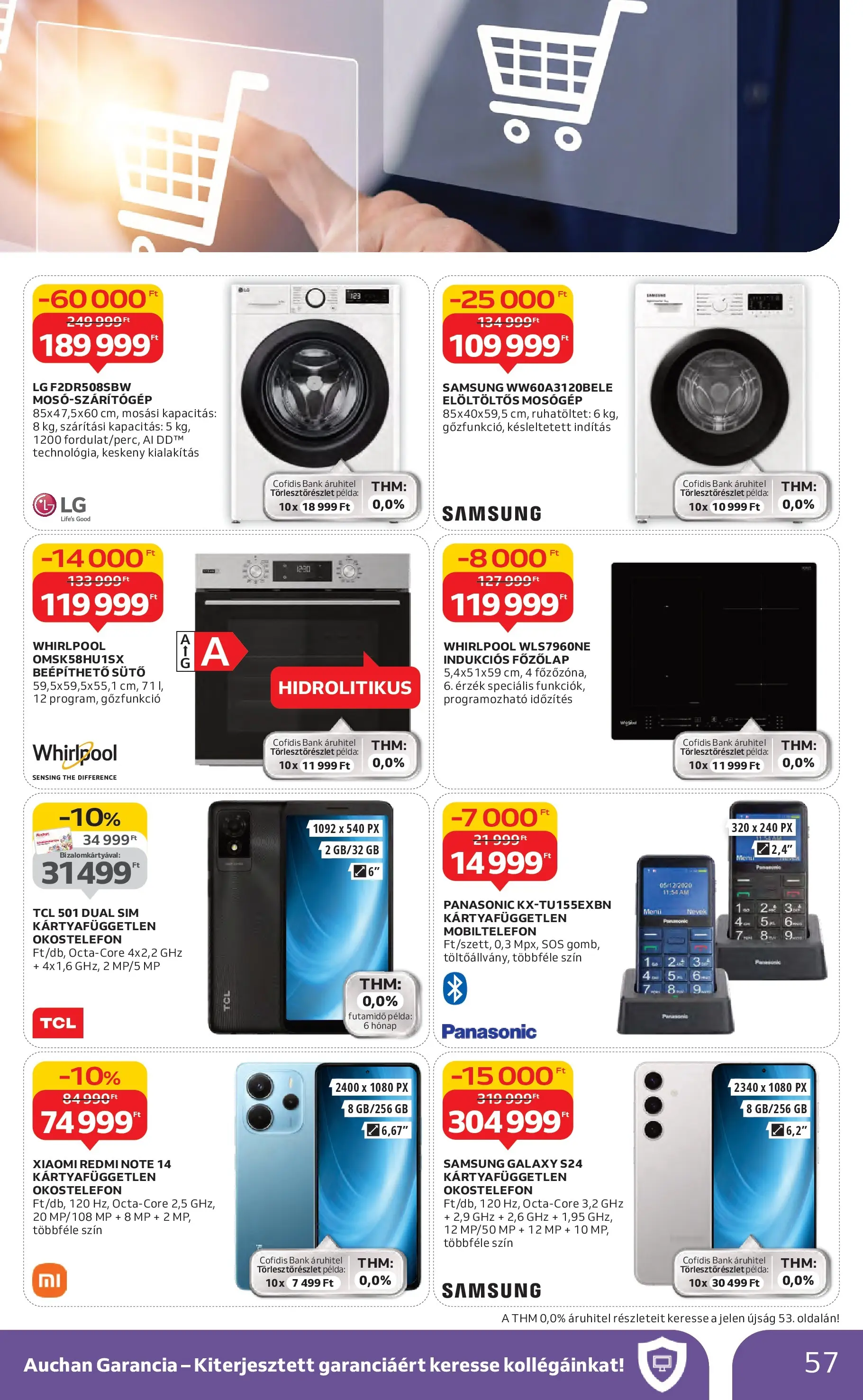 Akciós újság új Auchan - 2025.10.30. -tól/töl ⏳ | Oldal: 57 | Termékek: Okostelefon, Mosógép, Indukciós főzőlap, Samsung Auchan Akciós újság Szolnok - 2025.10.30. -tól/töl > akció, lapozható szórólap 🛍️ | Oldal: 57 | Termékek: Okostelefon, Mosógép, Indukciós főzőlap, Samsung