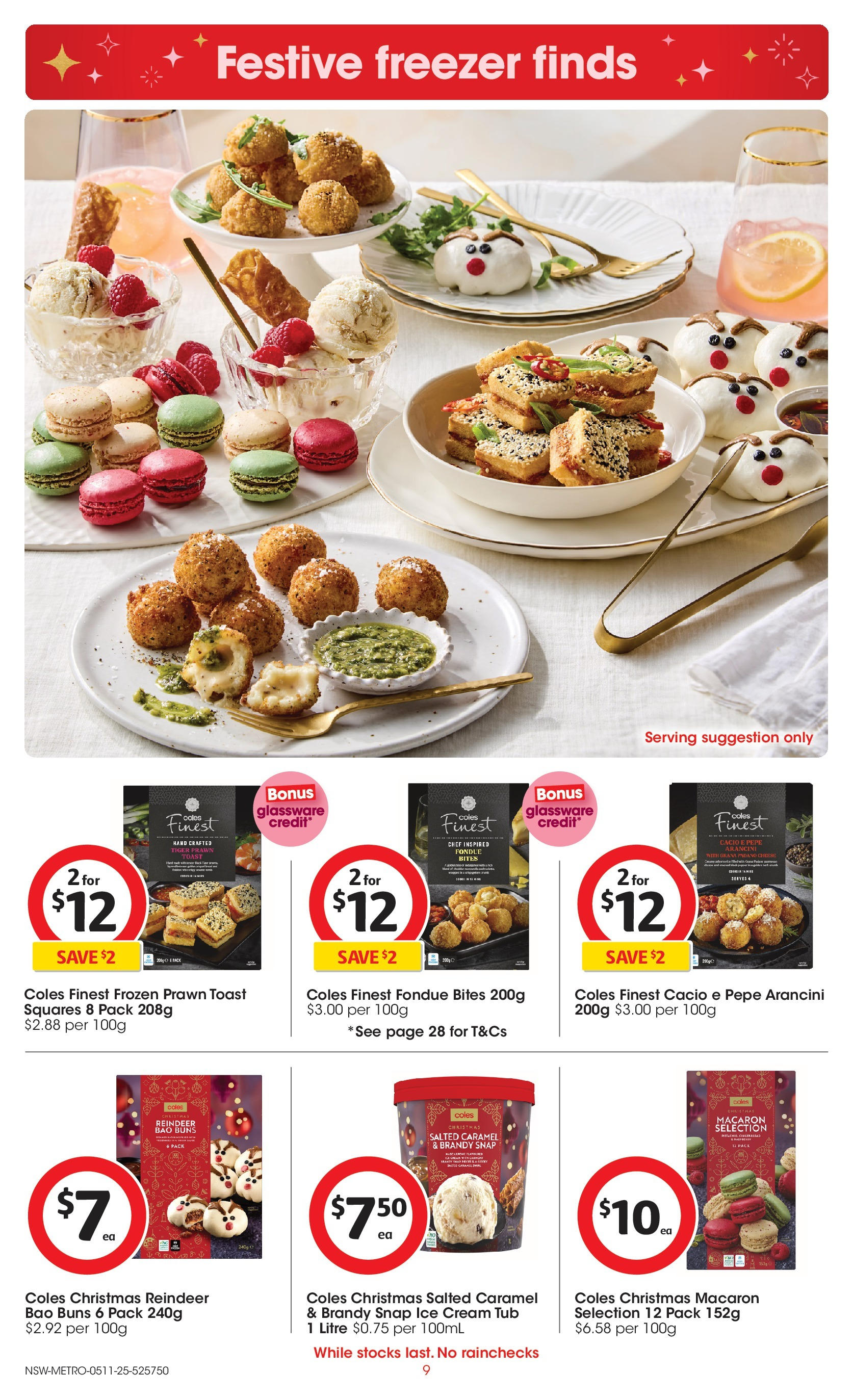﻿﻿Coles catalogue valid from 04/11/2025 > Online Australia | Page: 9 | Products: Cheese, Glassware, Ice cream, Freezer