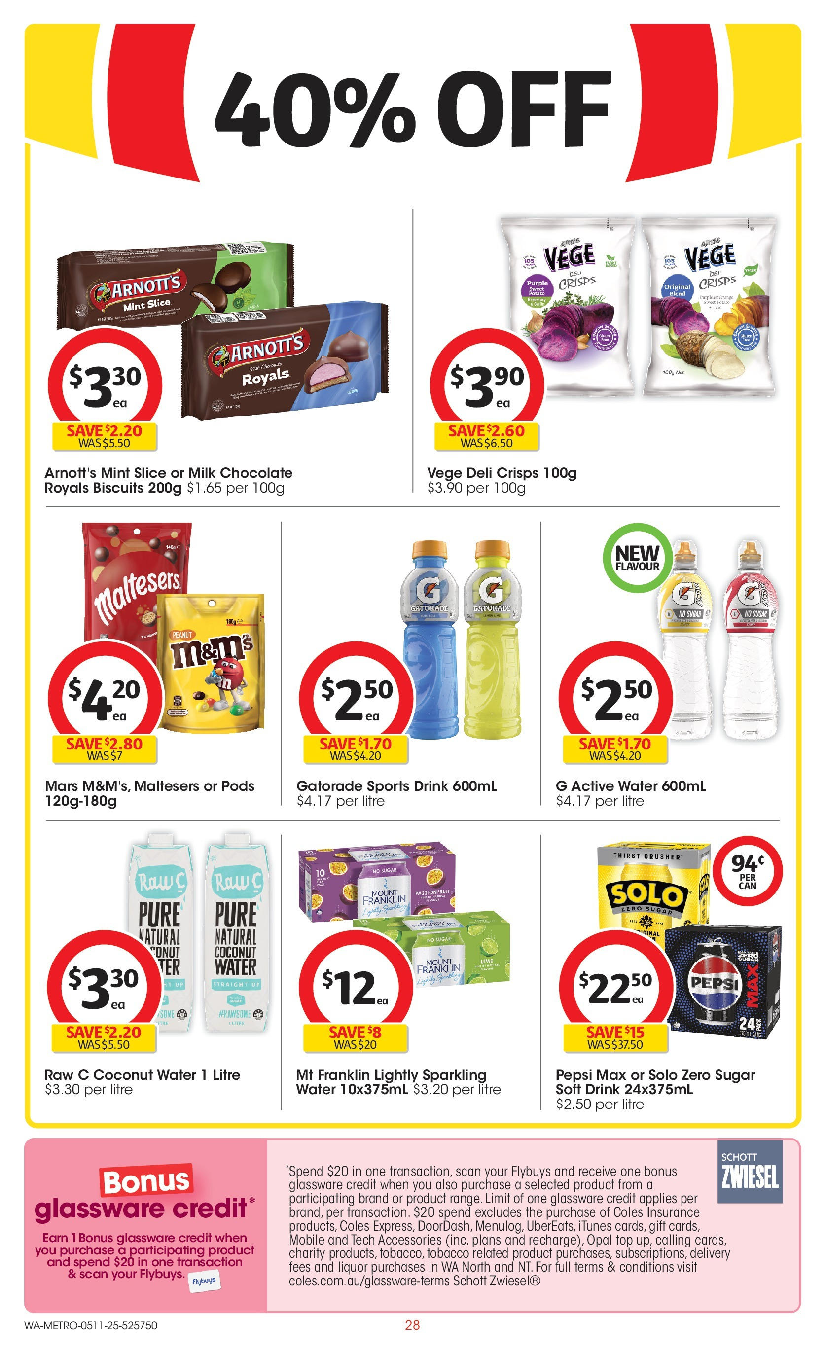 ﻿﻿Coles catalogue valid from 04/11/2025 > Online Australia | Page: 28 | Products: Opal, Pepsi, Water, Mobile