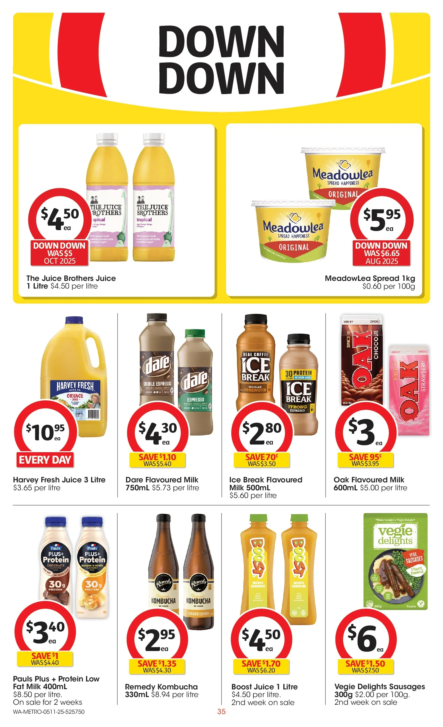 ﻿﻿Coles catalogue valid from 05/11/2025 > Online Australia | Page: 35 | Products: Milk, Coffee, Sugar, Mango