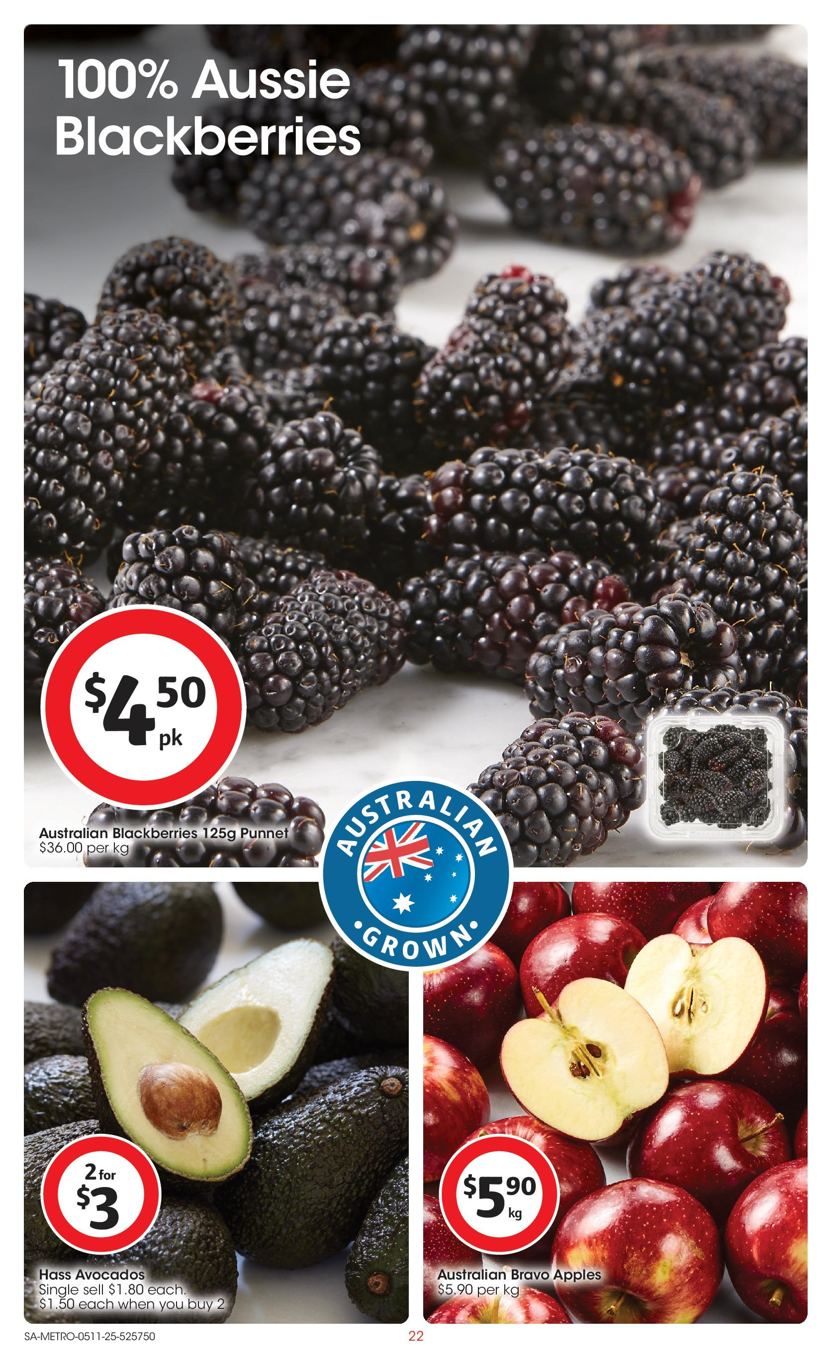 ﻿﻿Coles catalogue valid from 04/11/2025 > Online Australia | Page: 22 | Products: Apples