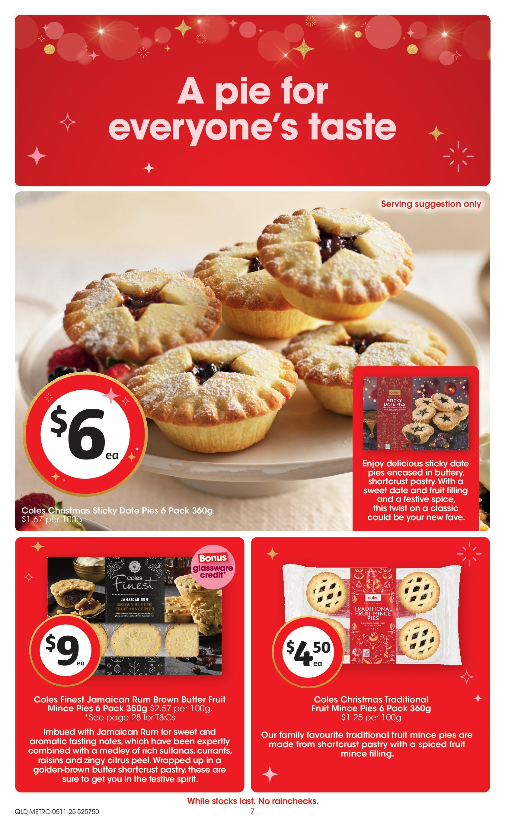 ﻿﻿Coles catalogue valid from 04/11/2025 > Online Australia | Page: 7 | Products: Butter, Glassware, Pastry, Date