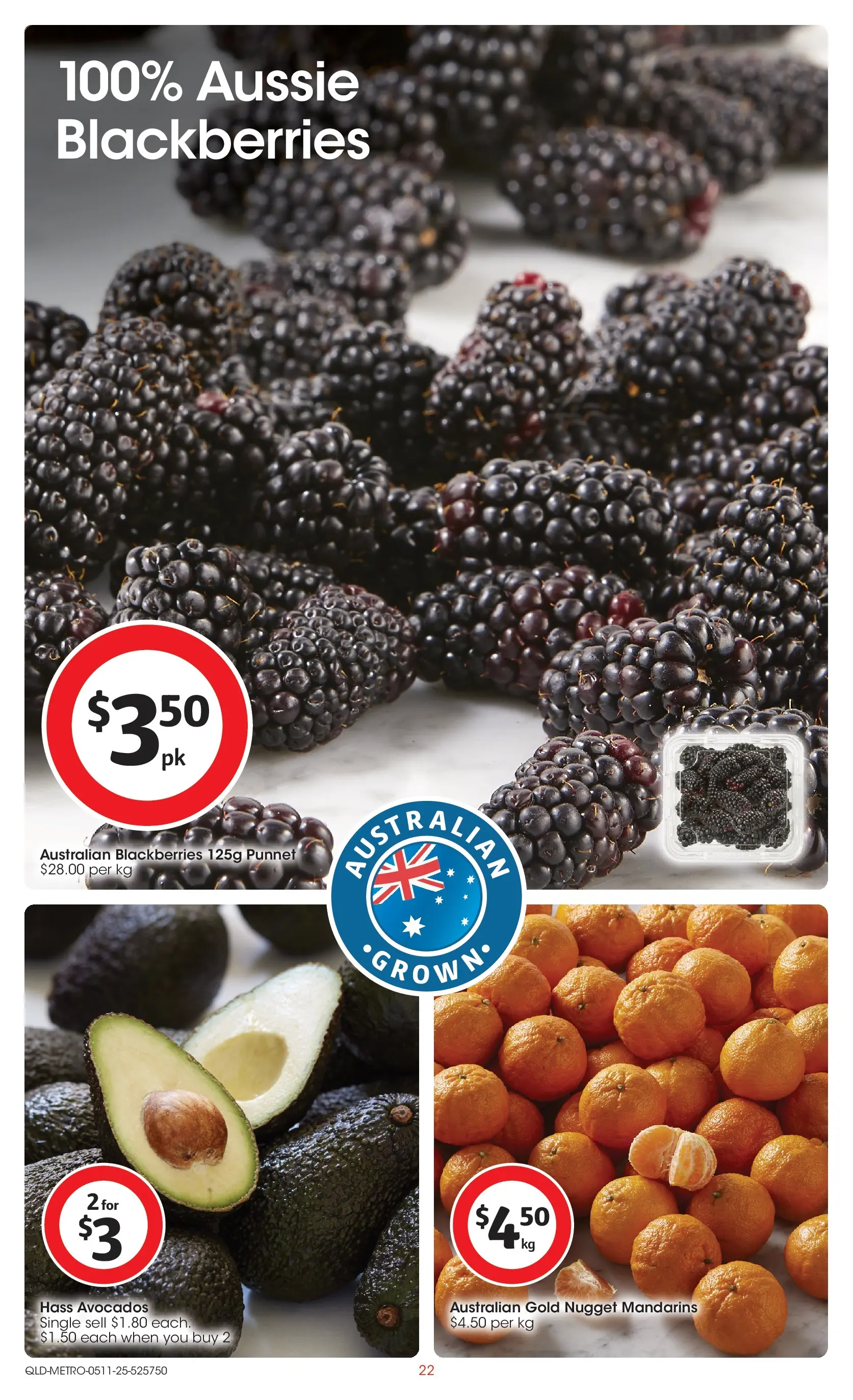 ﻿﻿Coles catalogue valid from 05/11/2025 > Online Australia | Page: 22 | Products: Mandarins