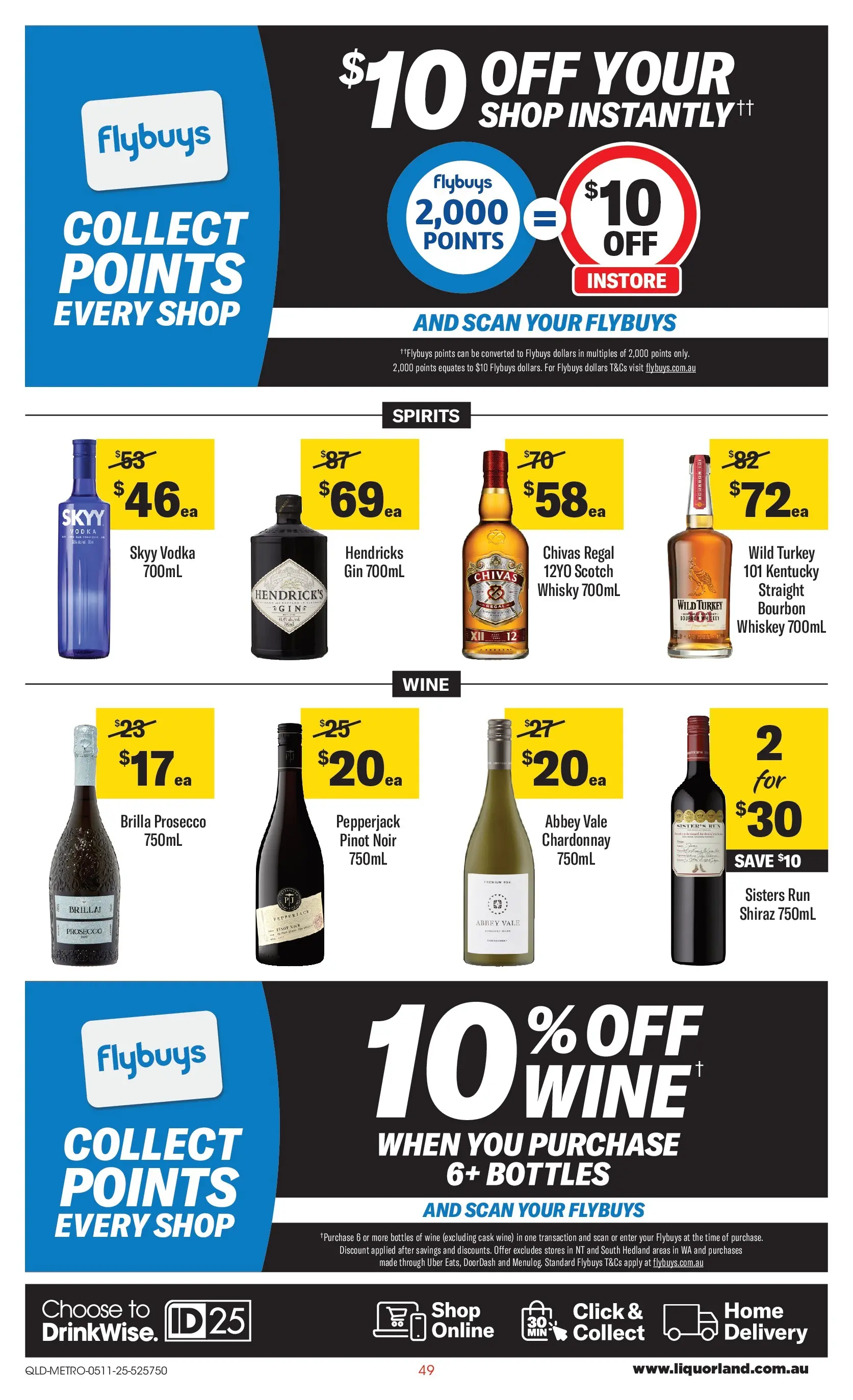 ﻿﻿Coles catalogue valid from 05/11/2025 > Online Australia | Page: 49 | Products: Wine, Gin, Whiskey, Turkey
