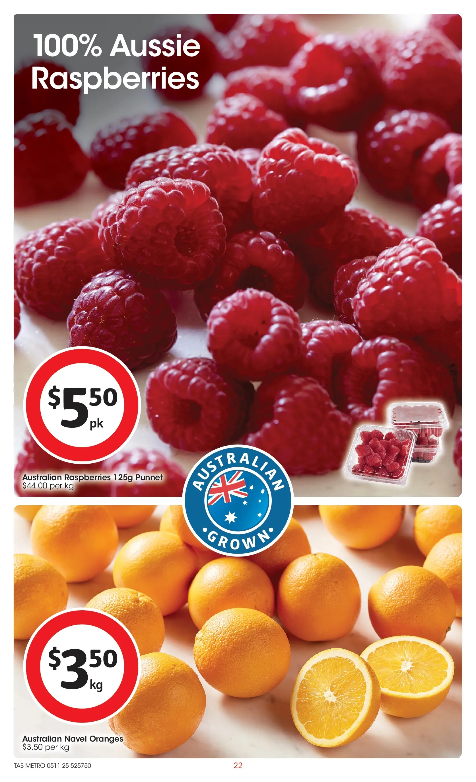 ﻿﻿Coles catalogue valid from 05/11/2025 > Online Australia | Page: 22 | Products: Oranges