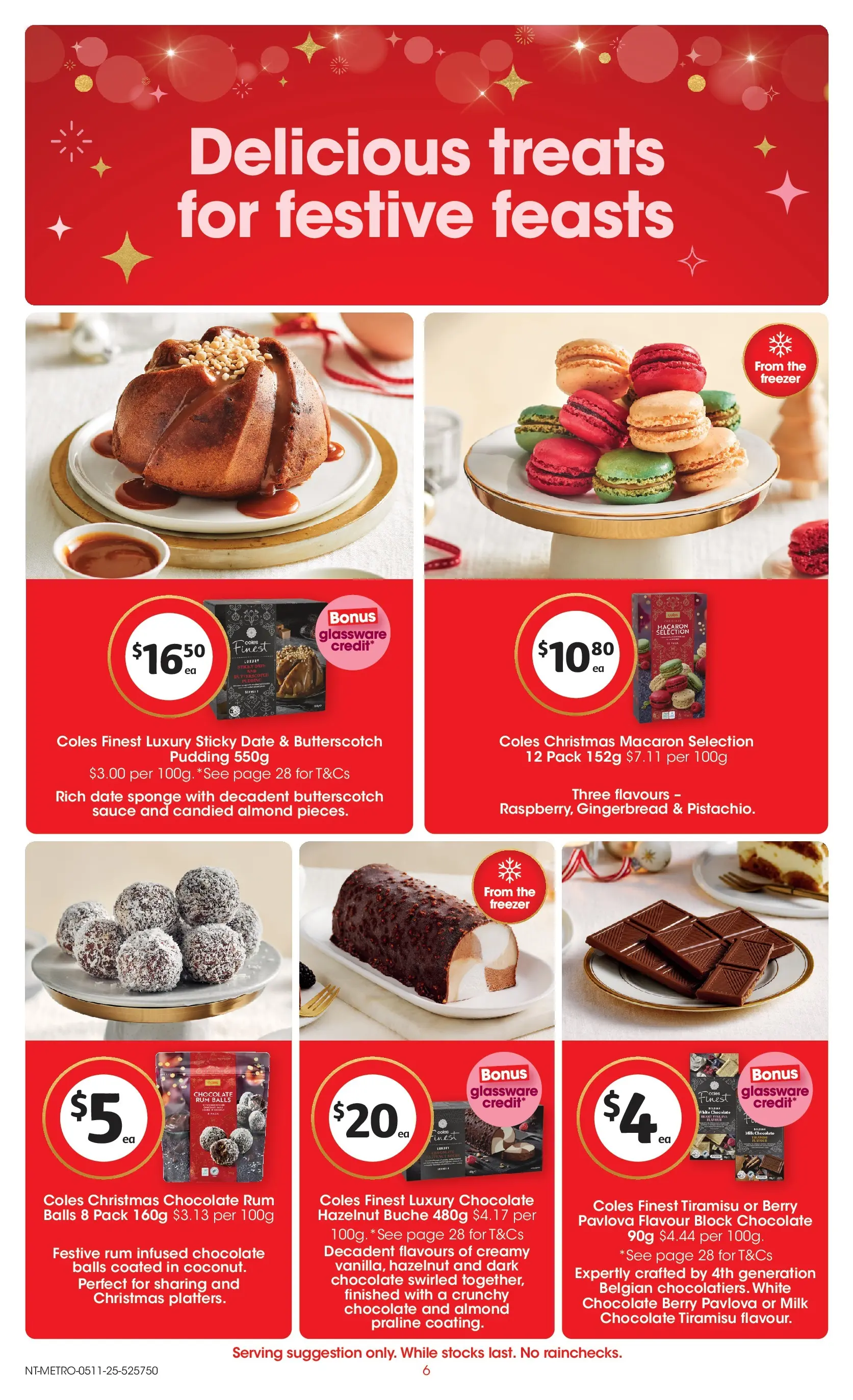 ﻿﻿Coles catalogue valid from 05/11/2025 > Online Australia | Page: 6 | Products: Milk, Glassware, Pavlova, Freezer