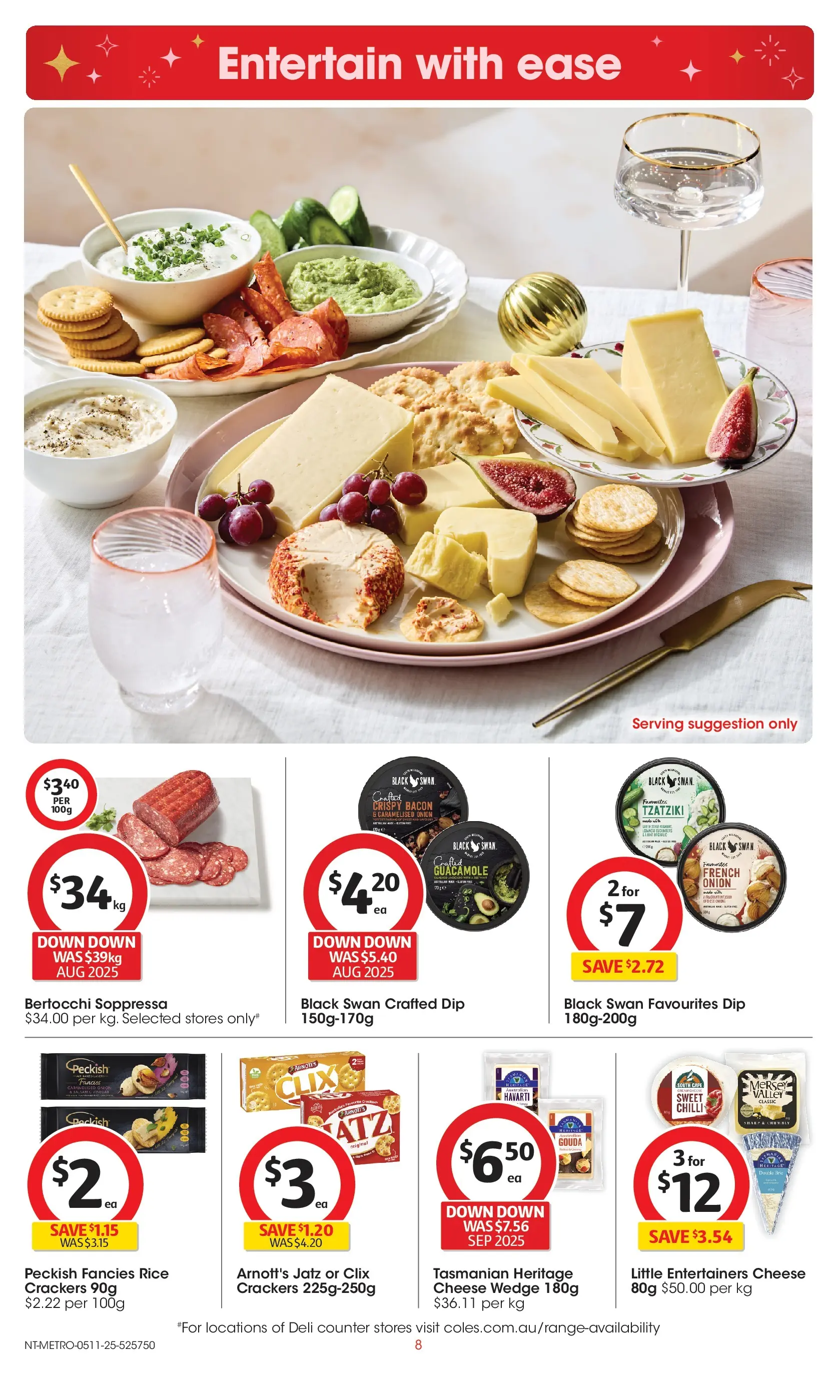 ﻿﻿Coles catalogue valid from 05/11/2025 > Online Australia | Page: 8 | Products: Bacon, Yoghurt, Cream, Chilli