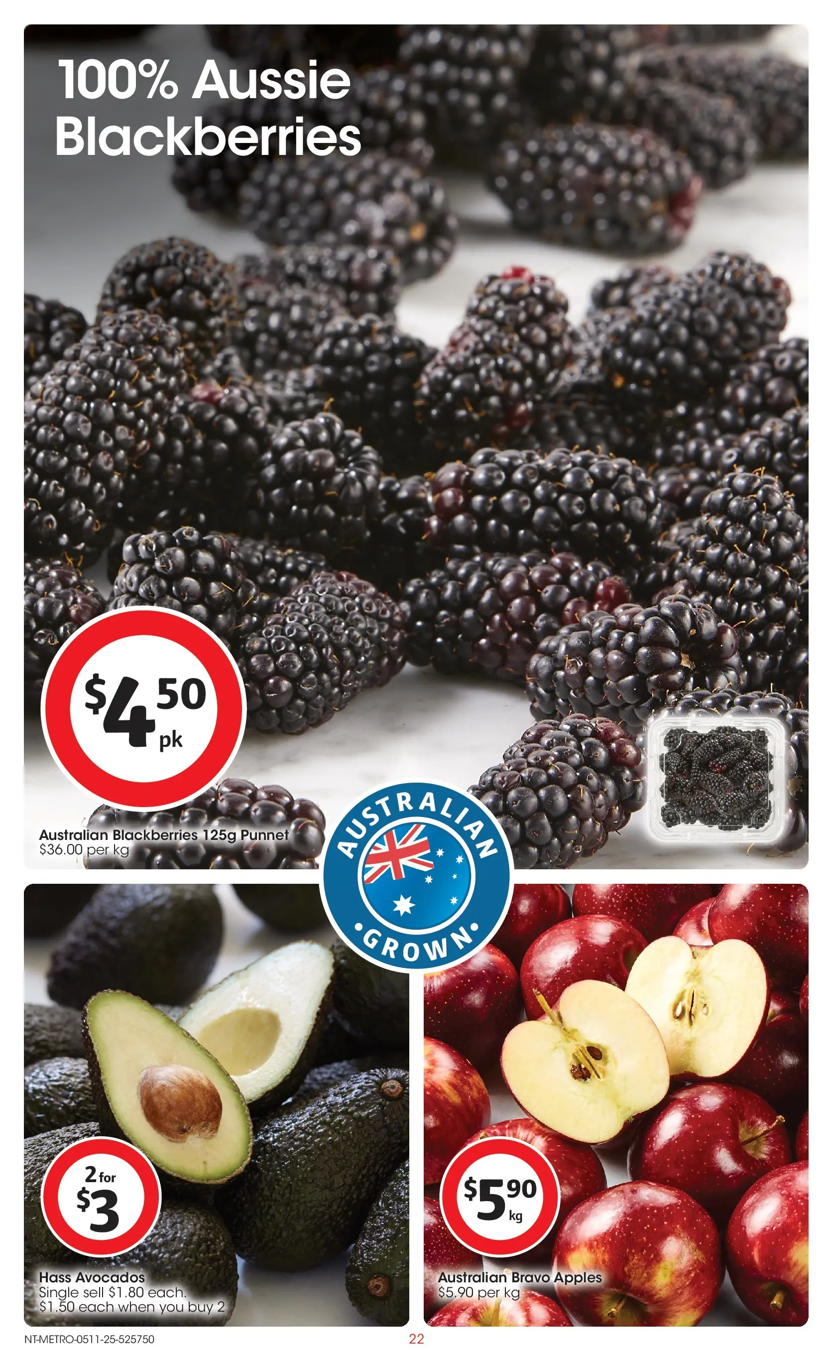 ﻿﻿Coles catalogue valid from 05/11/2025 > Online Australia | Page: 22 | Products: Apples
