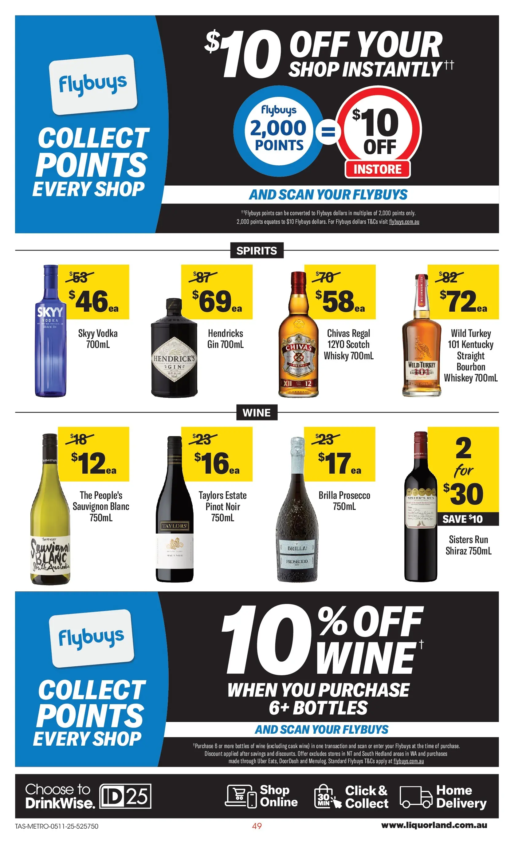 ﻿﻿Coles catalogue valid from 05/11/2025 > Online Australia | Page: 49 | Products: Wine, Vodka, Scotch, Turkey