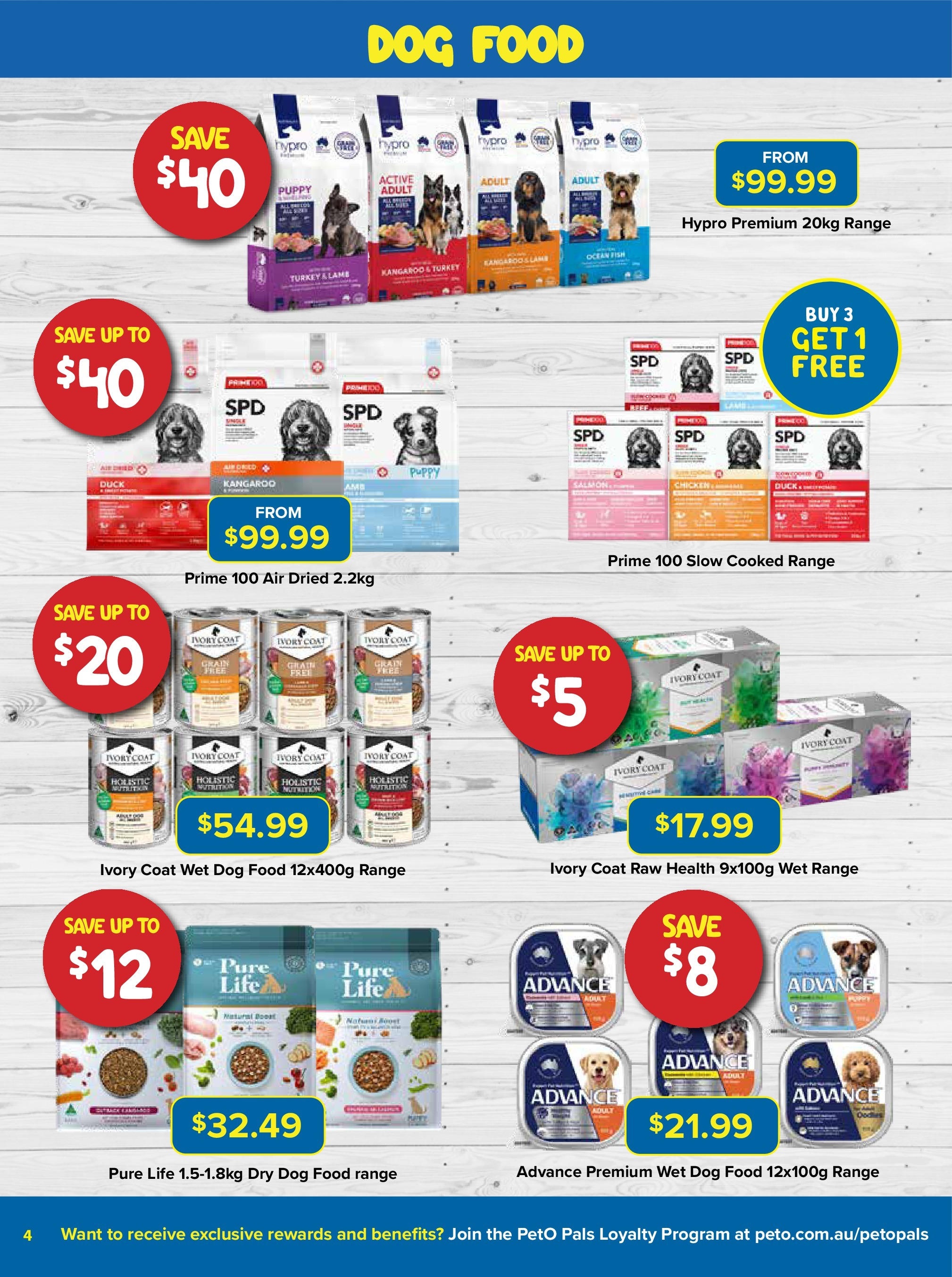 Local offers - Sizzling Summer Savings - 30/10/2025 > weekly / monthly specials | Page: 4 | Products: Fish, Dog food, Coat, Game