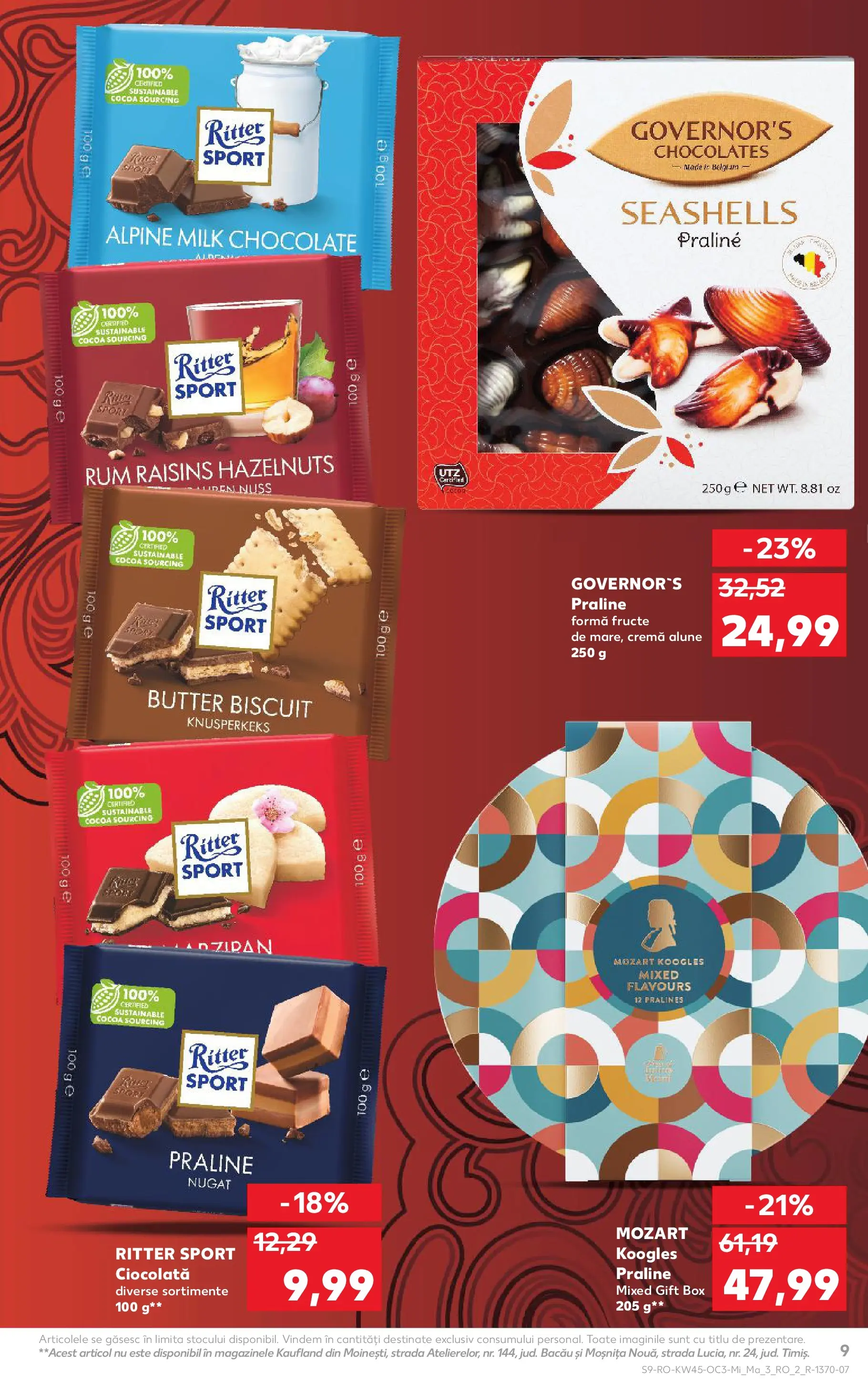Catalog Kaufland - Fălticeni 05.11.2025 - Revista si Oferta | Pagină: 9 | Produse: Alune, Praline, Cremă, Fructe