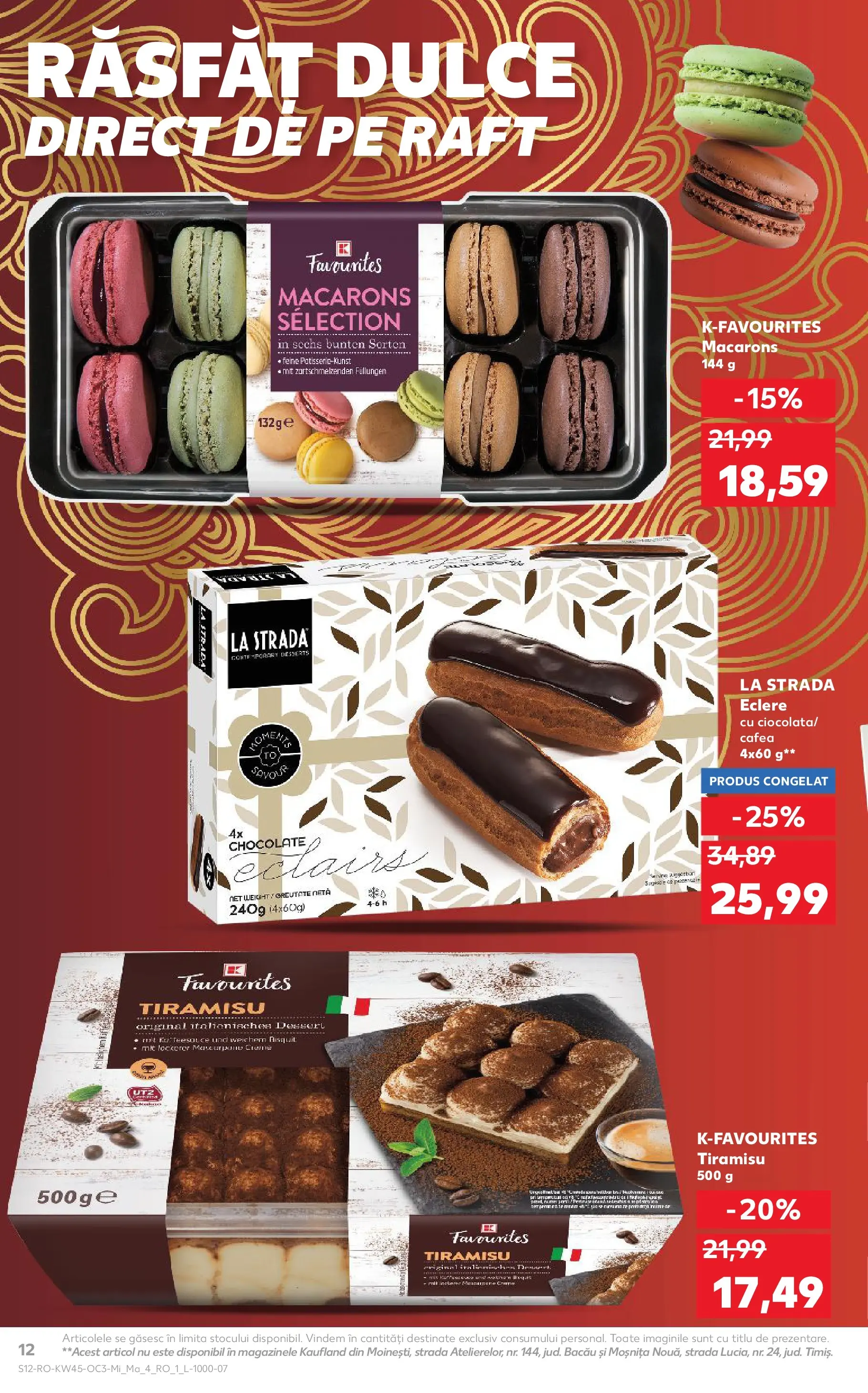 Catalog Kaufland - Viseu de Sus 05.11.2025 - Revista si Oferta | Pagină: 12 | Produse: Raft, Cafea, Macarons, Mascarpone