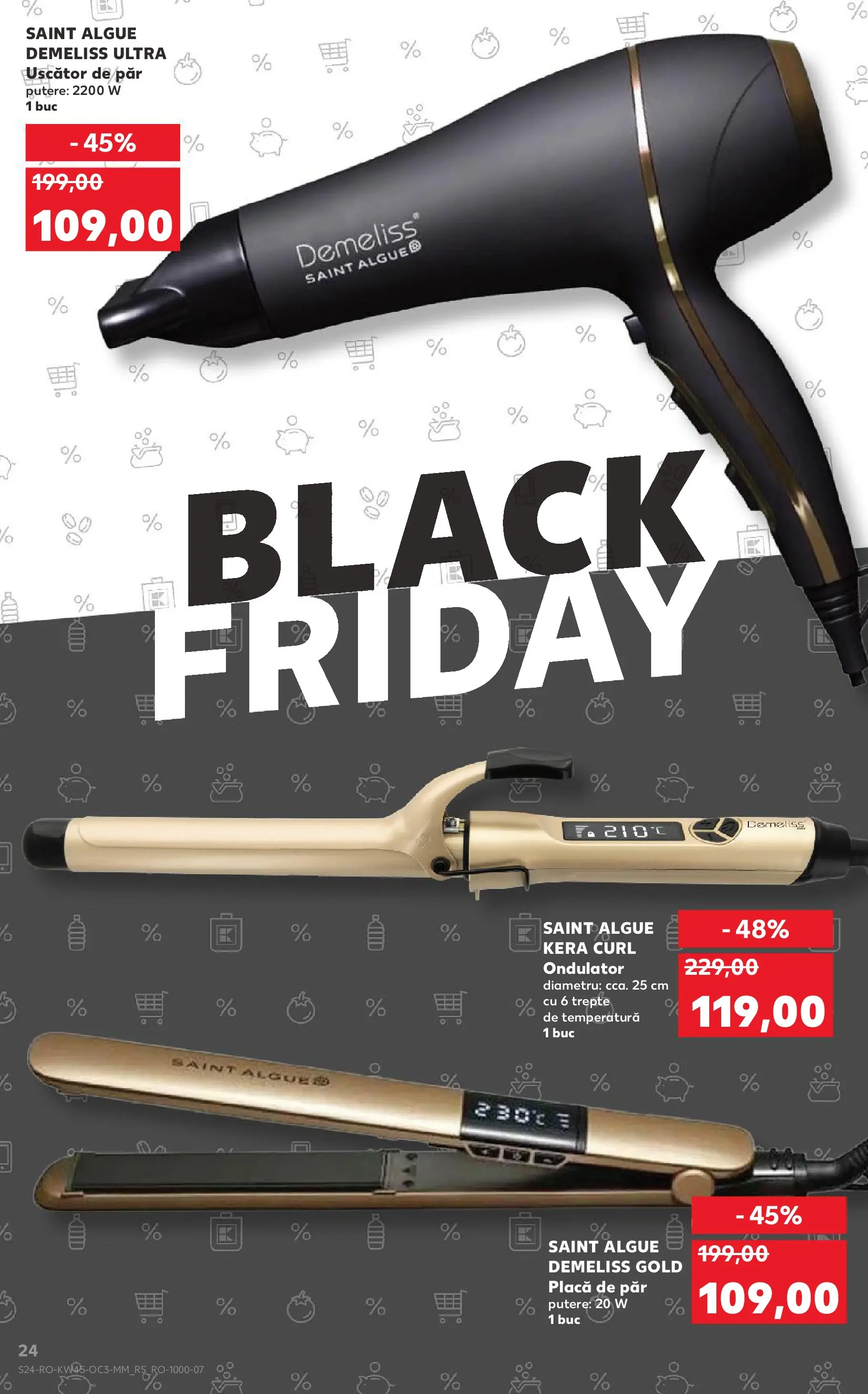 Catalog Kaufland - Viseu de Sus 05.11.2025 - Revista si Oferta | Pagină: 24 | Produse: Uscător, Ondulator, Uscător De Păr