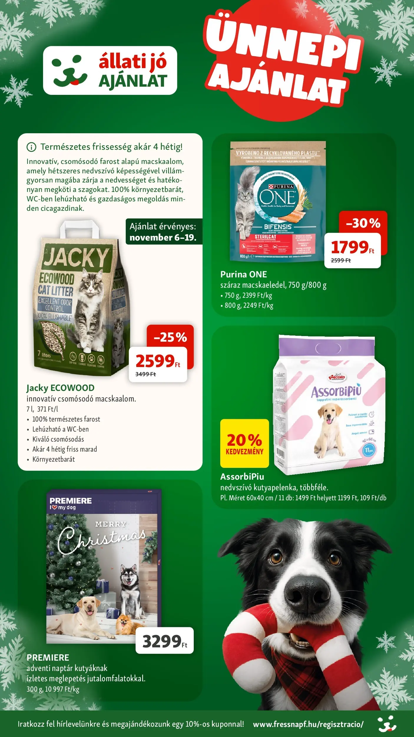 Fressnapf - Fressnapf újság érvényessége 2025.11.12-ig - 2025.11.02. -tól/töl > akció, lapozható szórólap 🛍️ | Oldal: 2