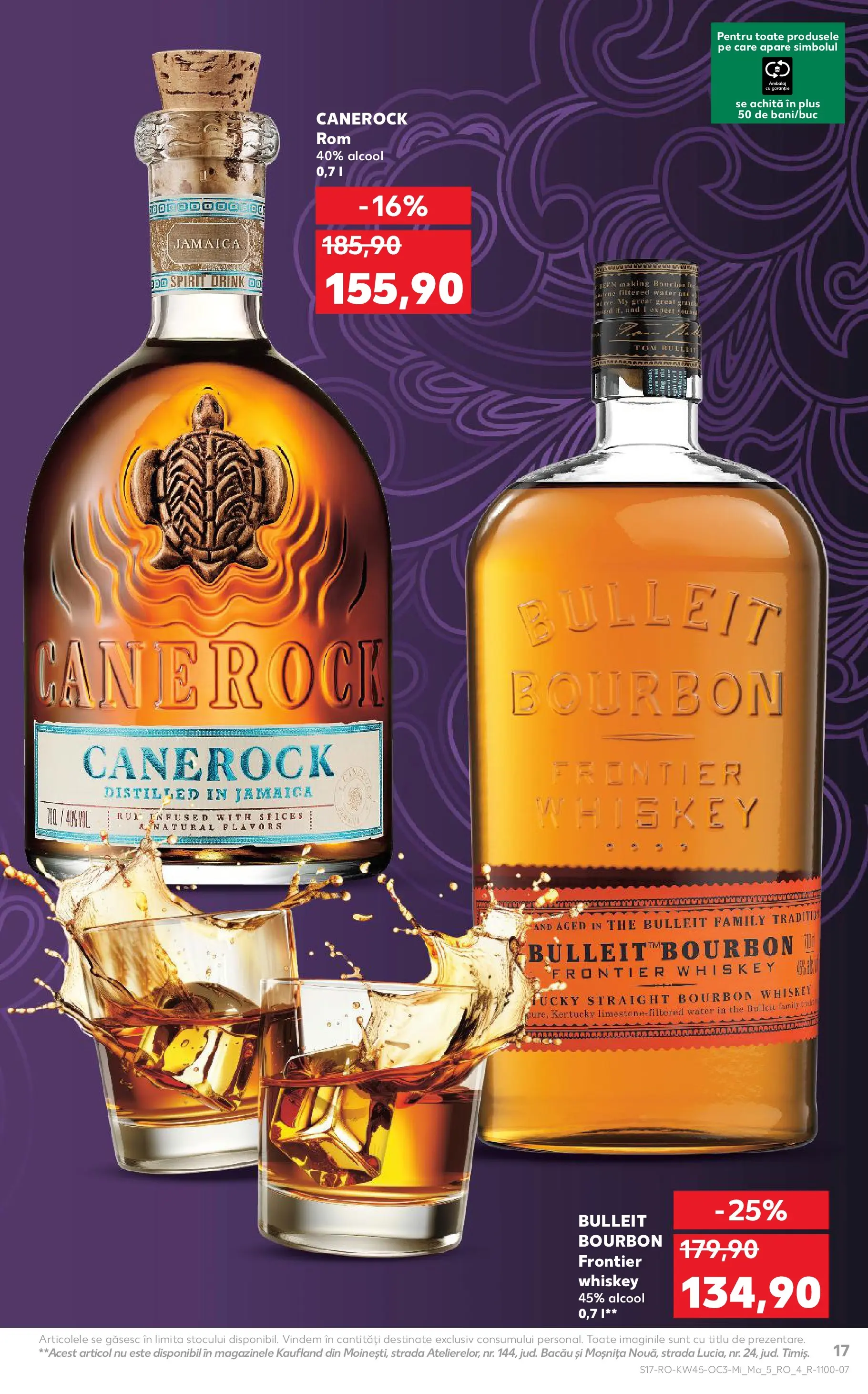 Catalog Kaufland - Bârlad 05.11.2025 - Revista si Oferta | Pagină: 17 | Produse: Bourbon, Whiskey