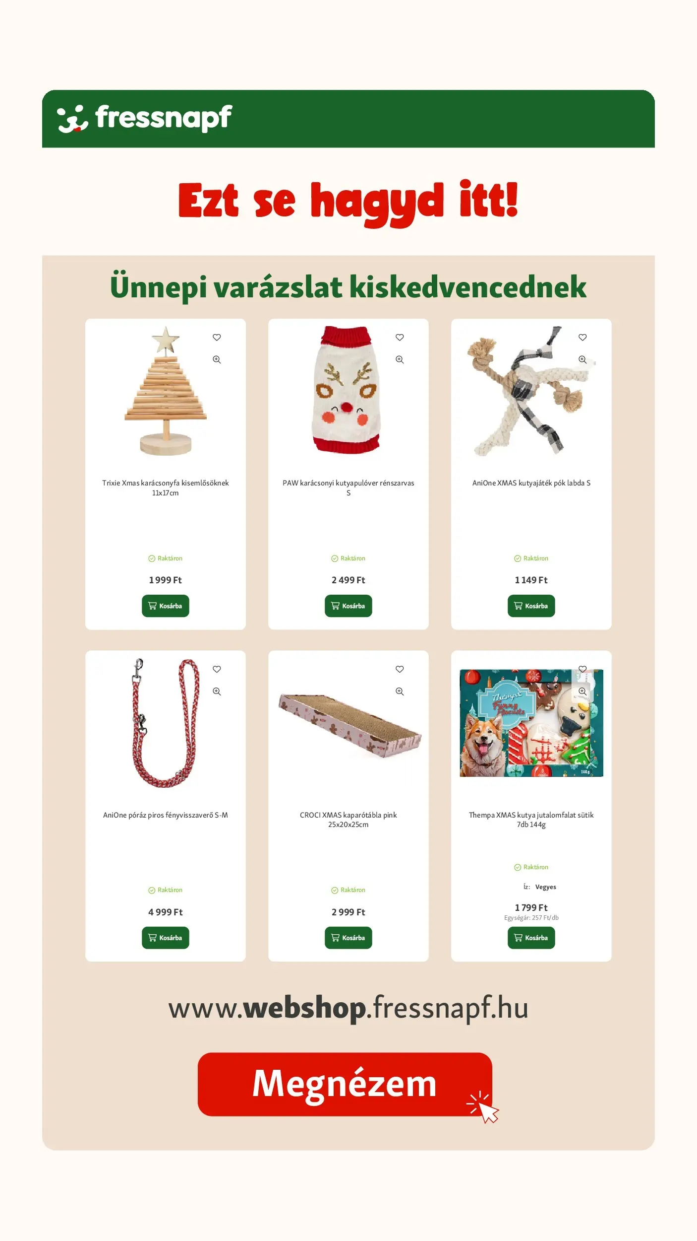 Fressnapf - Fressnapf újság érvényessége 2025.11.12-ig - 2025.11.02. -tól/töl > akció, lapozható szórólap 🛍️ | Oldal: 17