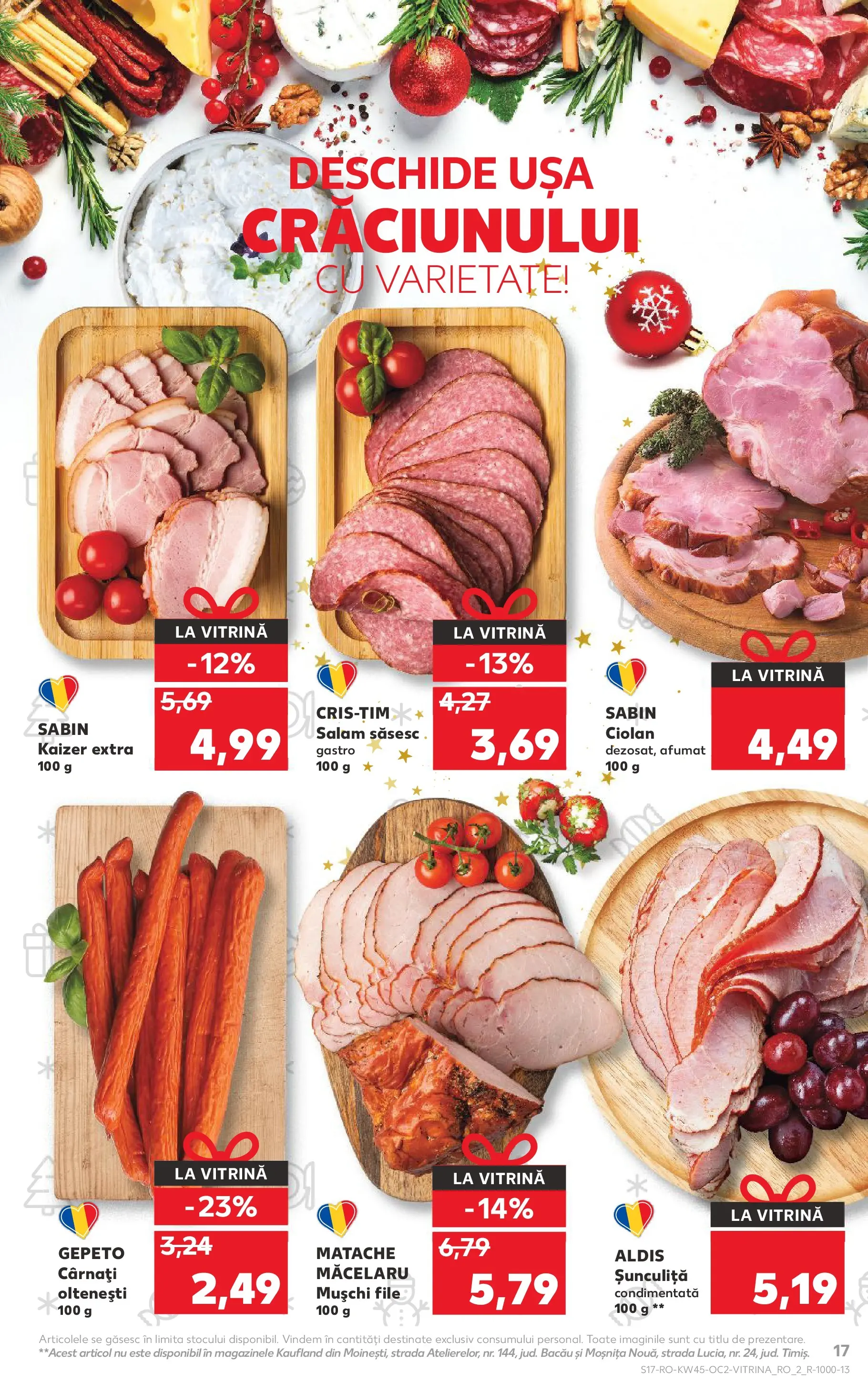 Catalog Kaufland - Zalau 04.11.2025 - Revista si Oferta | Pagină: 17