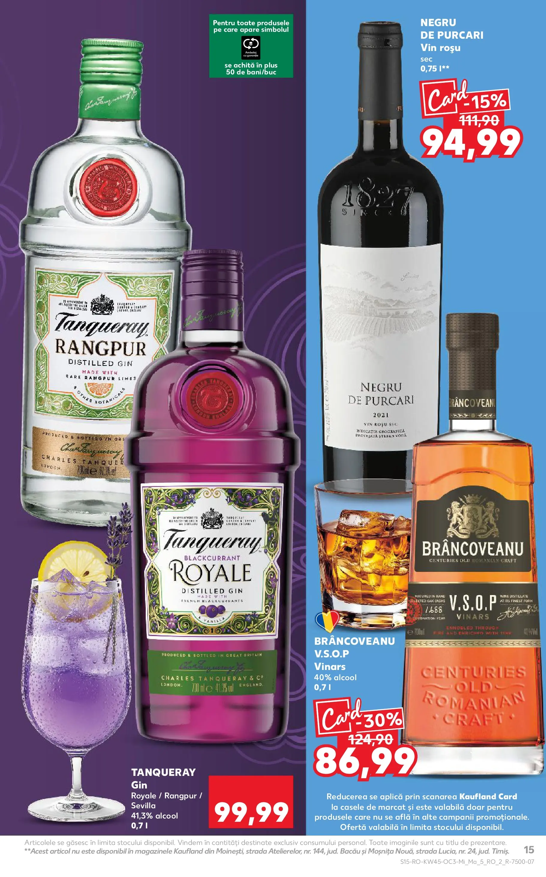 Catalog Kaufland - Viseu de Sus 05.11.2025 - Revista si Oferta | Pagină: 15 | Produse: Vin, Gin