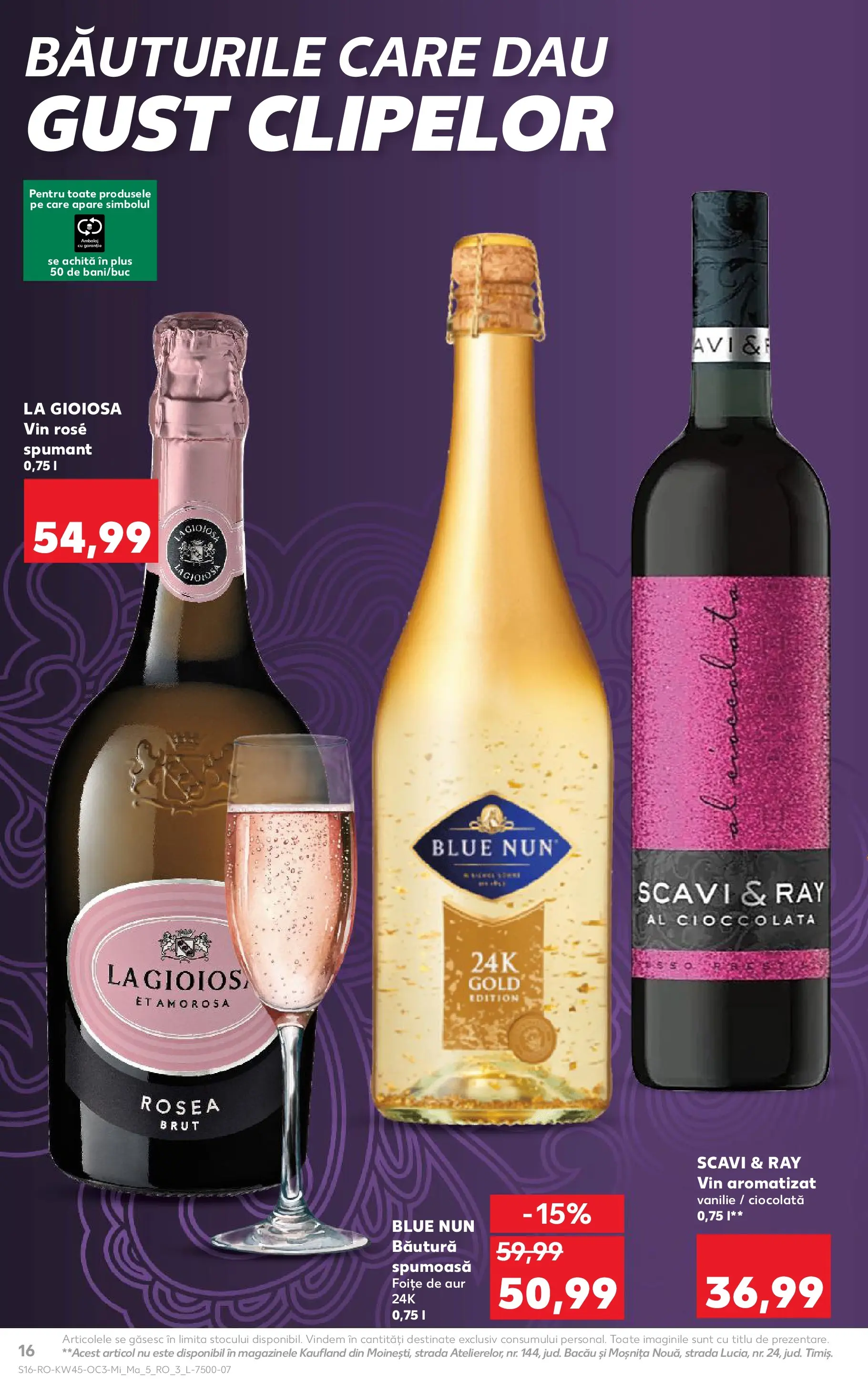 Catalog Kaufland - Viseu de Sus 05.11.2025 - Revista si Oferta | Pagină: 16 | Produse: Ciocolată, Vin