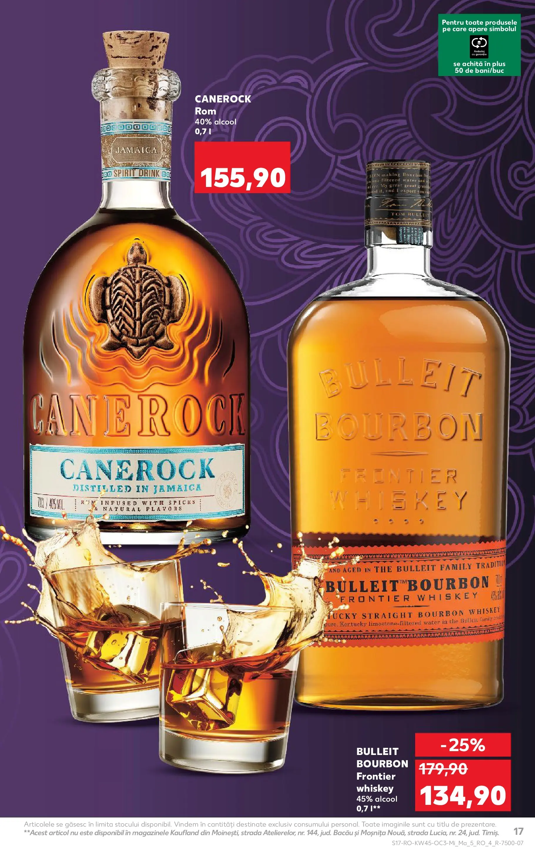 Catalog Kaufland - Viseu de Sus 05.11.2025 - Revista si Oferta | Pagină: 17 | Produse: Rom, Bourbon, Whiskey