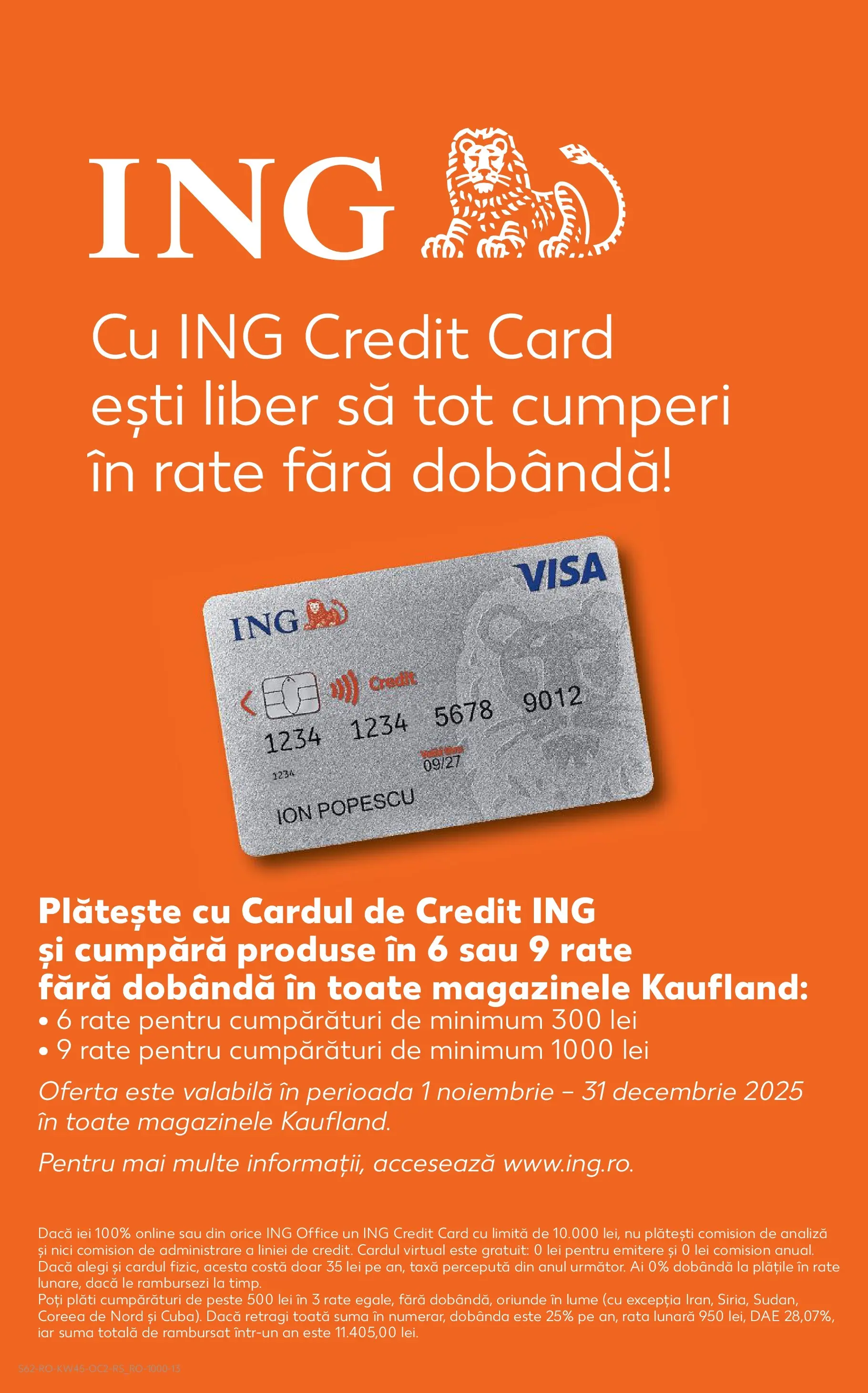 Catalog Kaufland - Zalau 04.11.2025 - Revista si Oferta | Pagină: 62