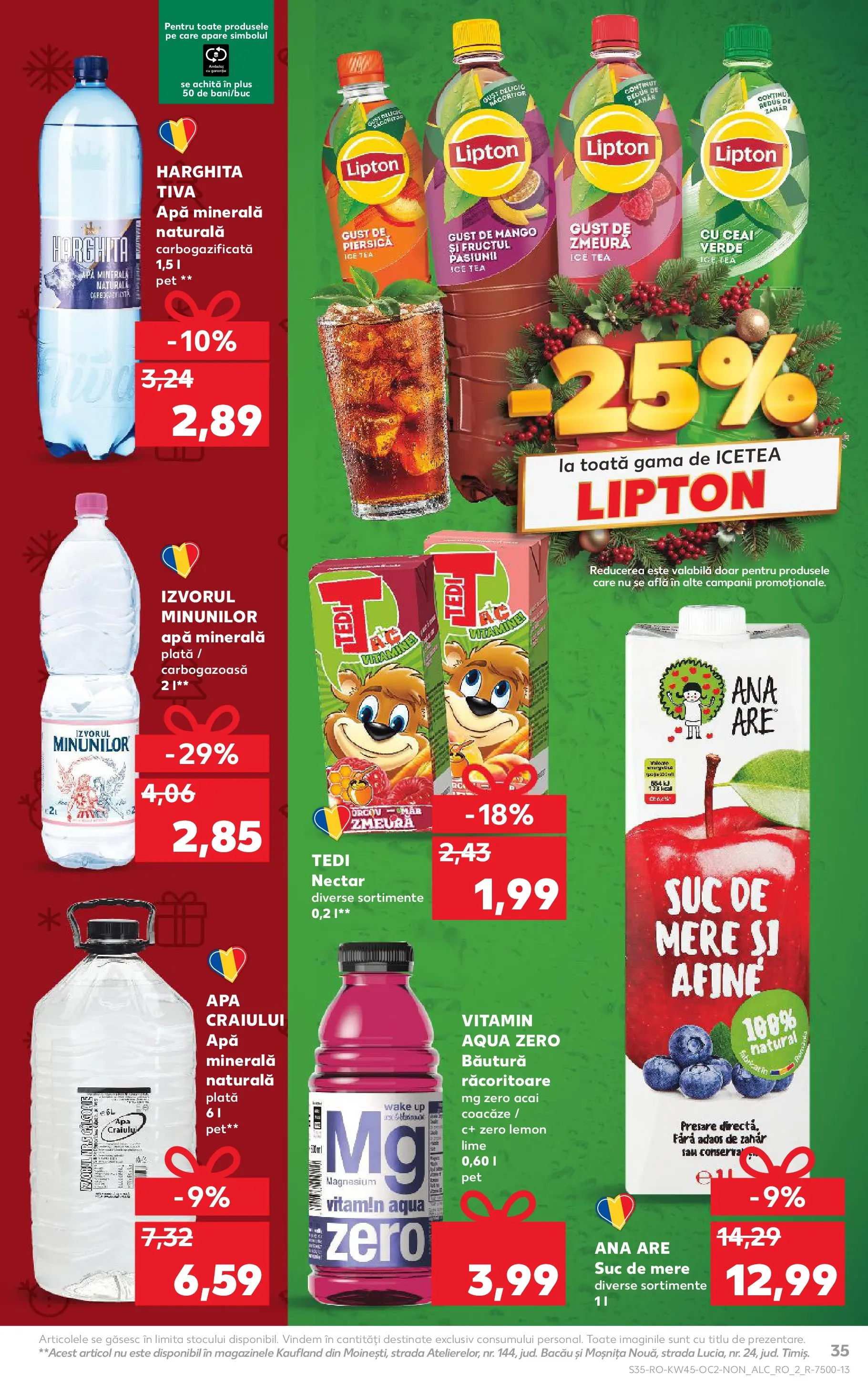 Catalog Kaufland - Viseu de Sus 05.11.2025 - Revista si Oferta | Pagină: 35 | Produse: Piersică, Afine, Yazı tahtası kalemi, Mere