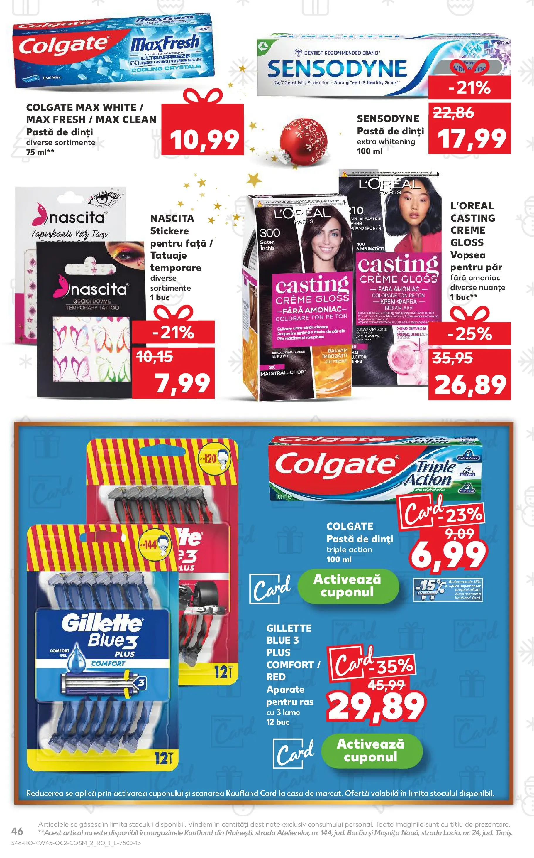 Catalog Kaufland - Viseu de Sus 05.11.2025 - Revista si Oferta | Pagină: 46 | Produse: Pomelo, Vopsea, Balsam, Pastă de dinți