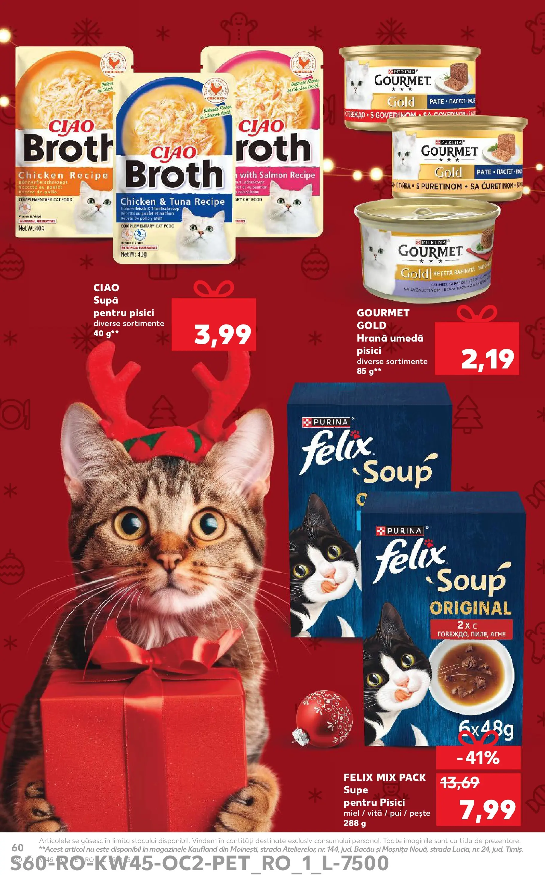 Catalog Kaufland - Viseu de Sus 05.11.2025 - Revista si Oferta | Pagină: 60 | Produse: Hacıyatmaz Kedi Oyuncağı, Pește, Fasole verde