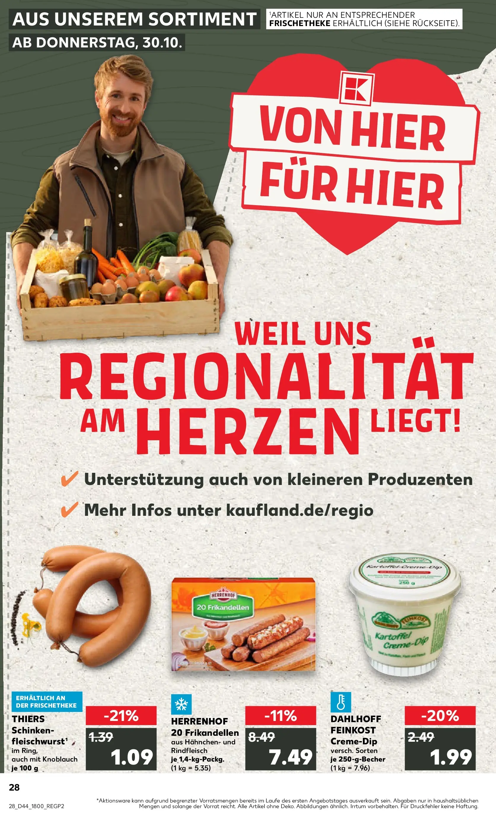 Prospekt Kaufland ab 03.11.2025 » Angebote und Werbung Online | Seite: 28 | Produkte: Hahnchen, Knoblauch, Schinken, Rindfleisch Prospekt Kaufland ab 03.11.2025 » Angebote Online zum Blättern | Seite: 28 | Produkte: Hahnchen, Knoblauch, Schinken, Rindfleisch