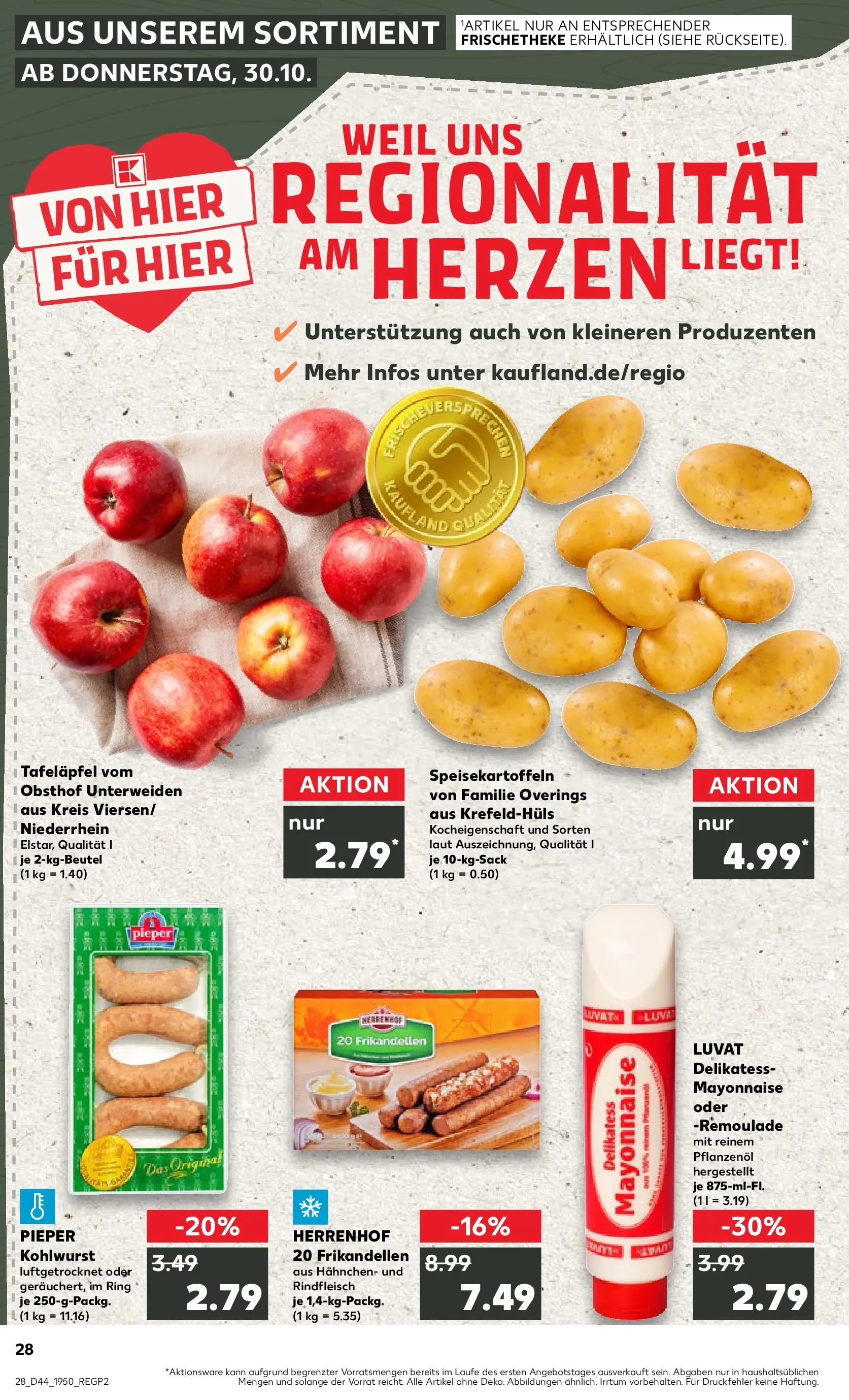 Prospekt Kaufland ab 03.11.2025 » Angebote und Werbung Online | Seite: 28 | Produkte: Hahnchen, Mayonnaise, Rindfleisch Prospekt Kaufland ab 03.11.2025 » Angebote Online zum Blättern | Seite: 28 | Produkte: Hahnchen, Mayonnaise, Rindfleisch
